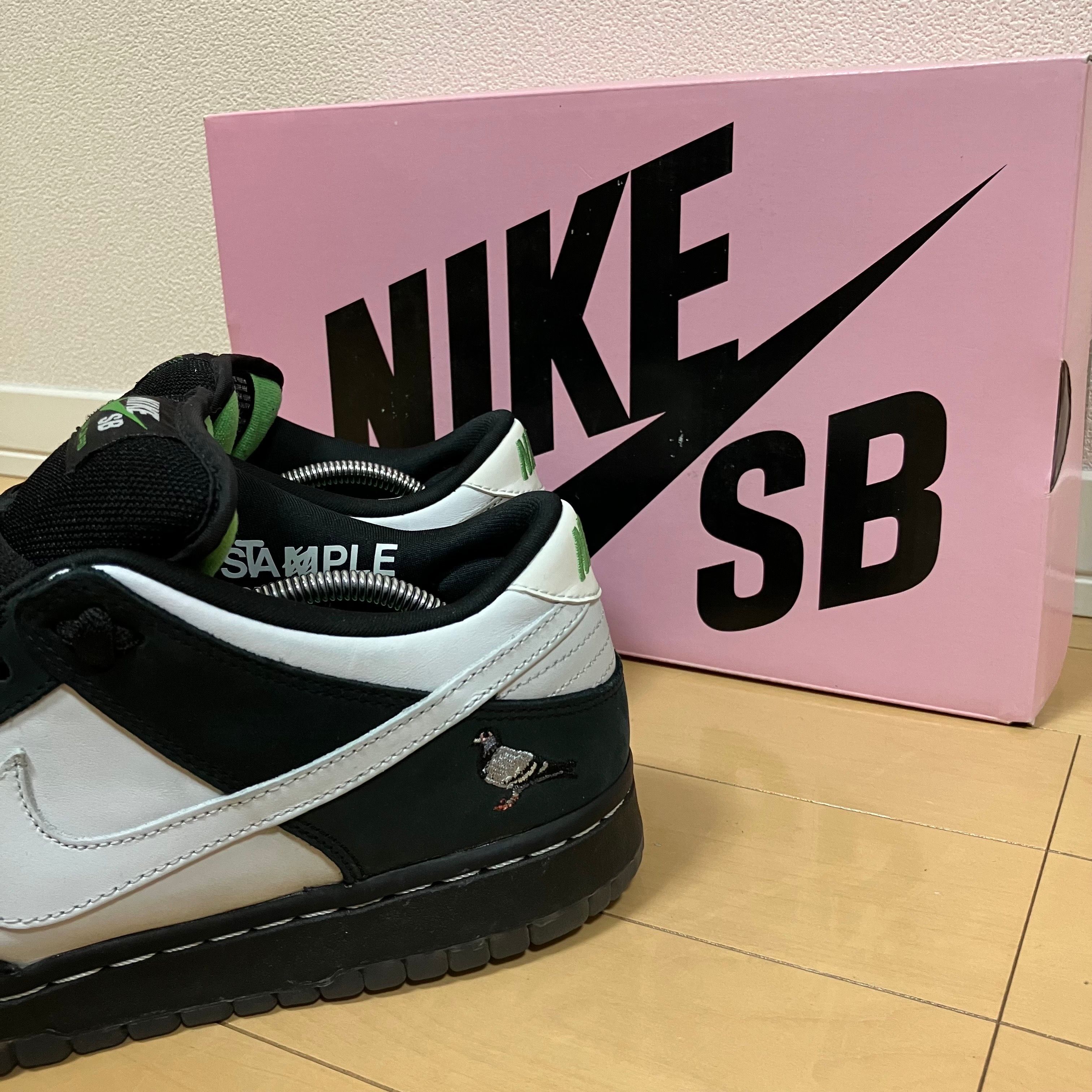 STAPLE × Nike SB Dunk Low "Pigeon Black/White"