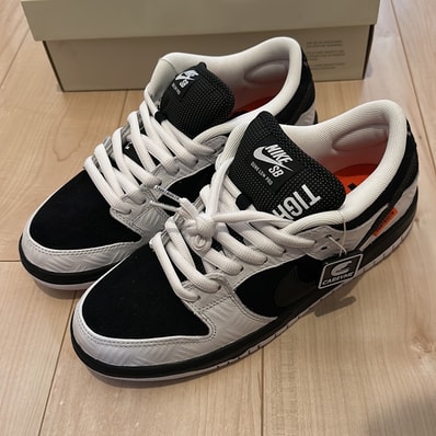 TIGHTBOOTH × Nike SB Dunk Low Pro QS "Black and White"