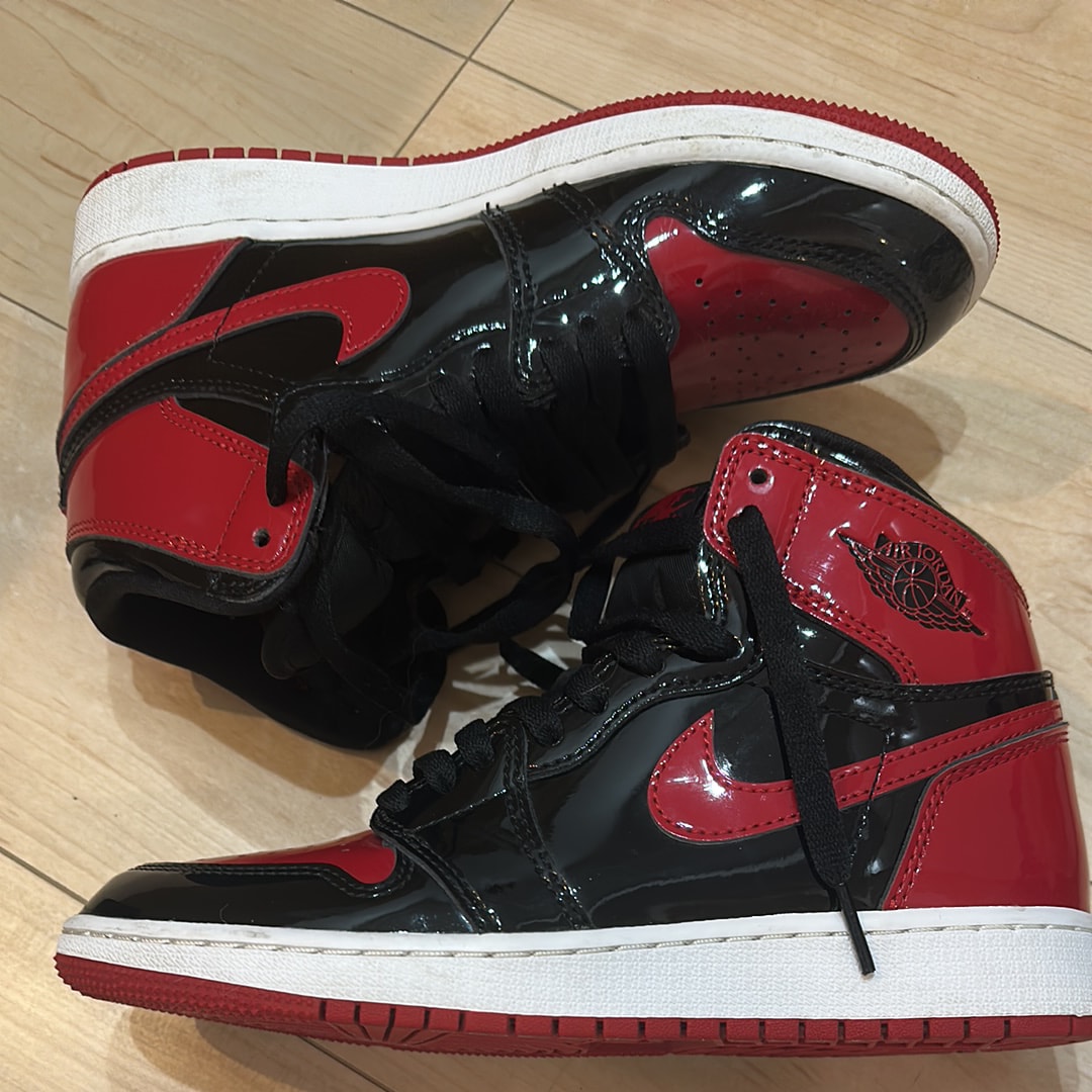 Nike GS Air Jordan 1 High OG "Patent Bred"