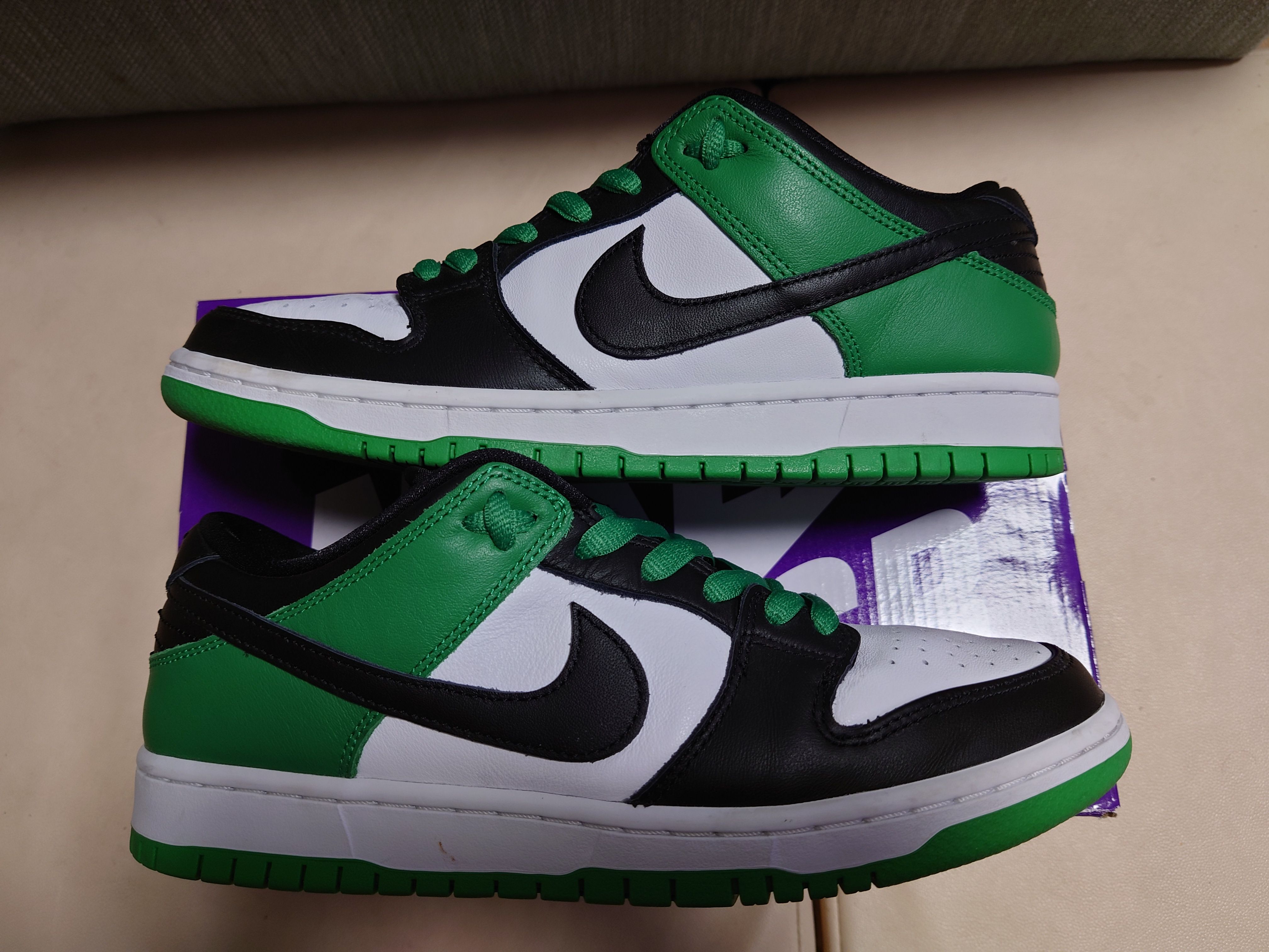 Nike SB Dunk Low Pro "Black and Classic Green"