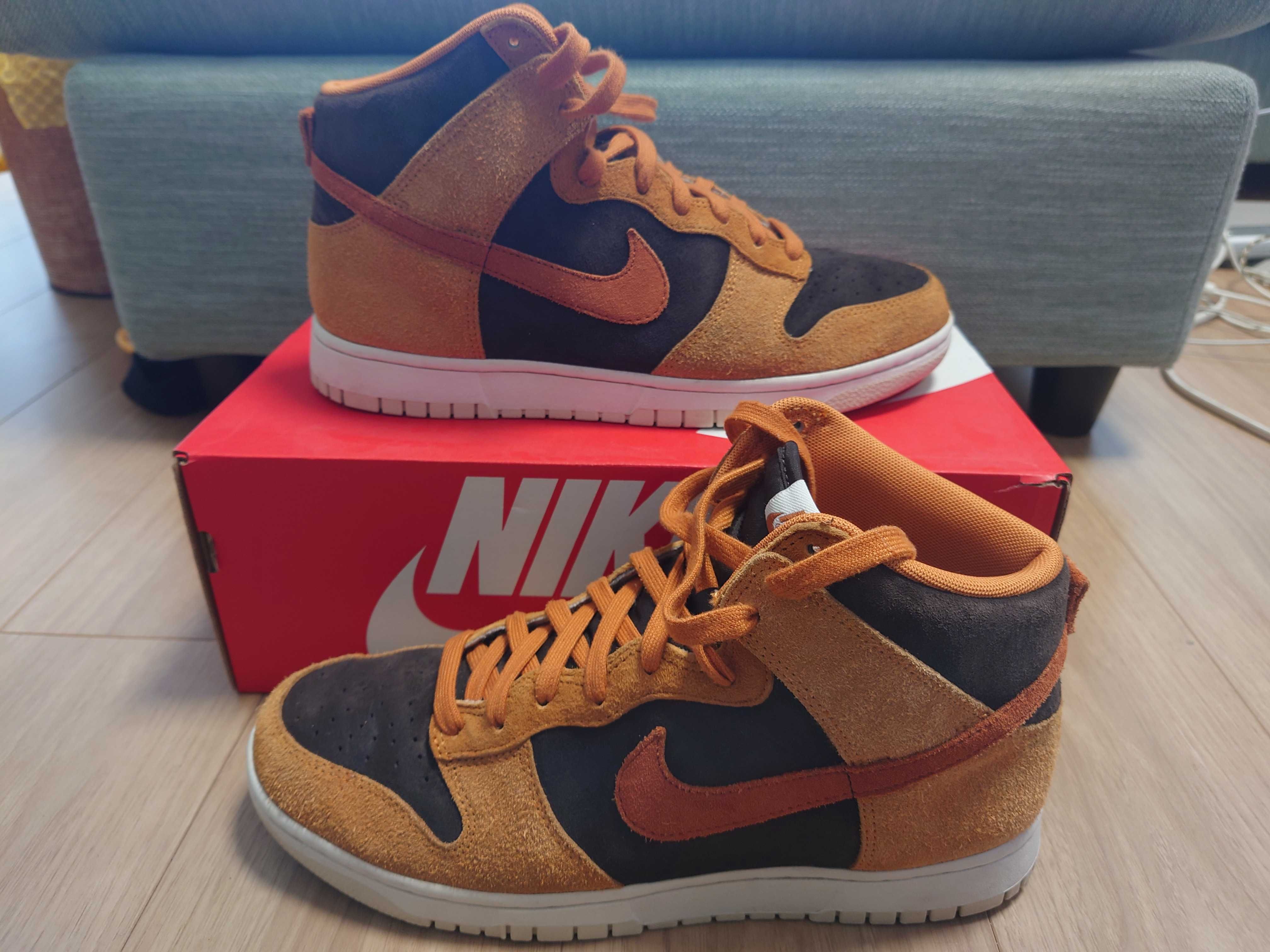 NIKE DUNK HIGH PRM "DARK CURRY"