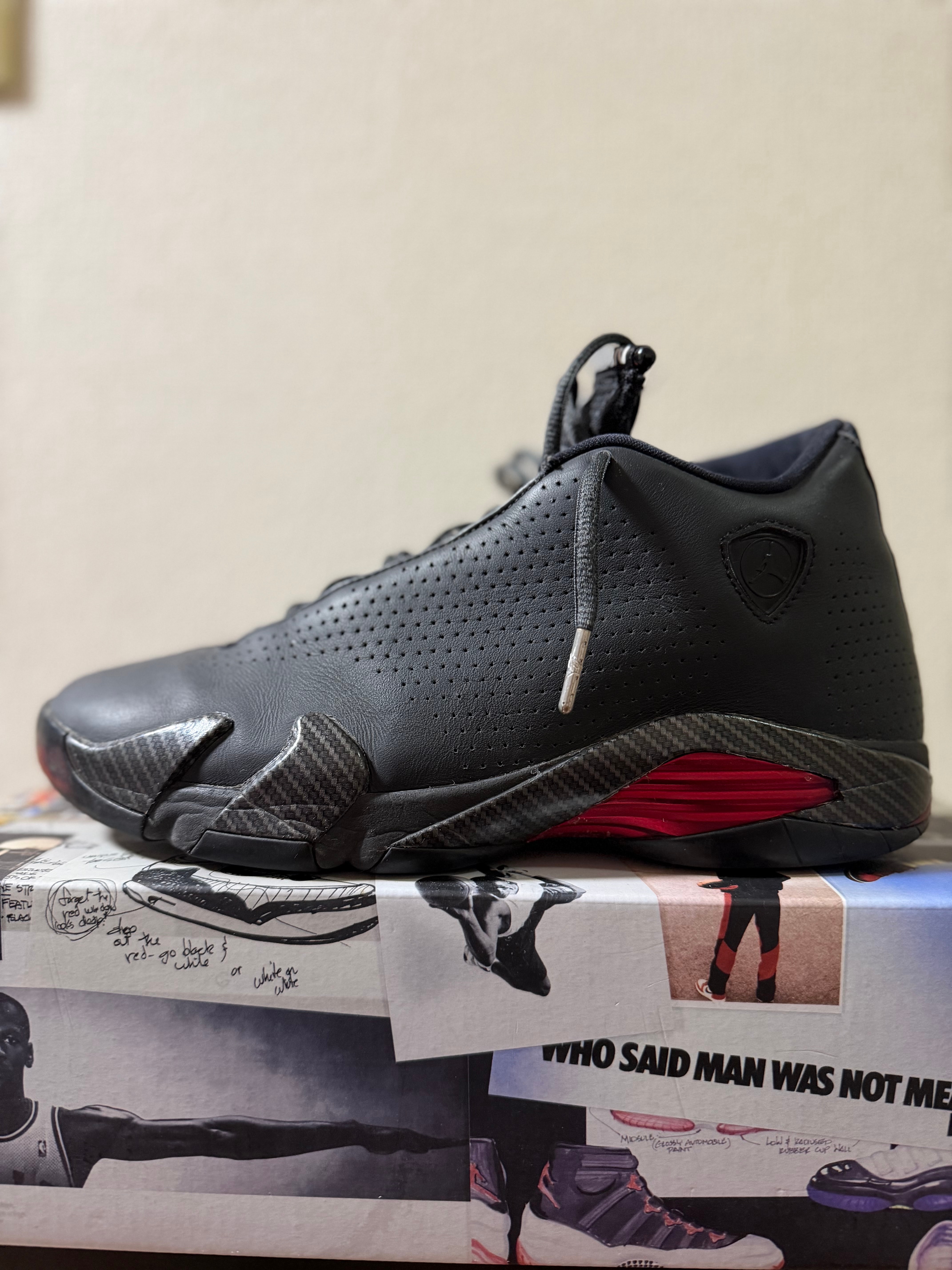 ナイキ エアジョーダン14 "ブラックフェラーリ"