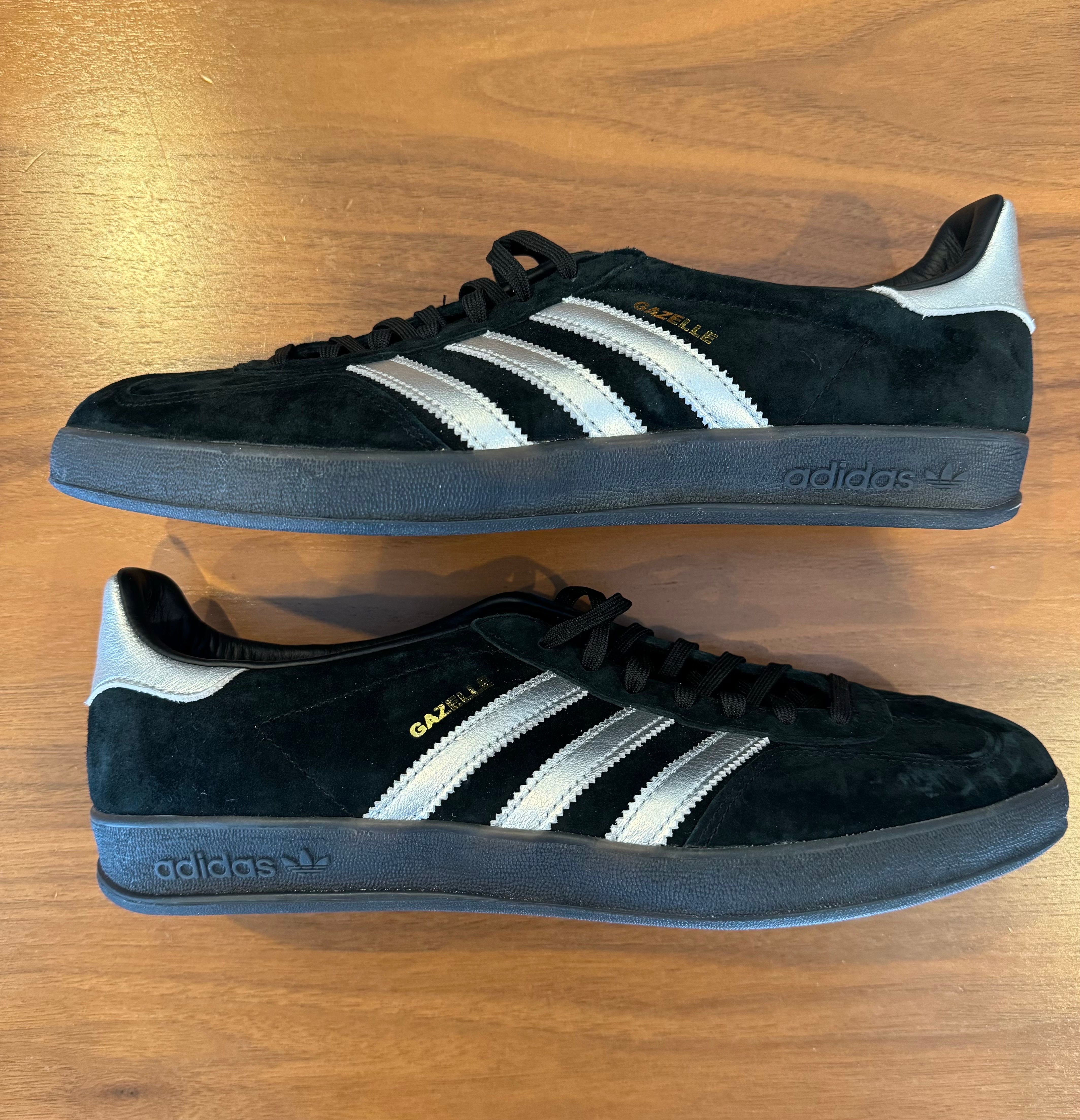 BILLY'S Exclusive adidas Gazelle Indoor "Core Black/Metallic Silver"