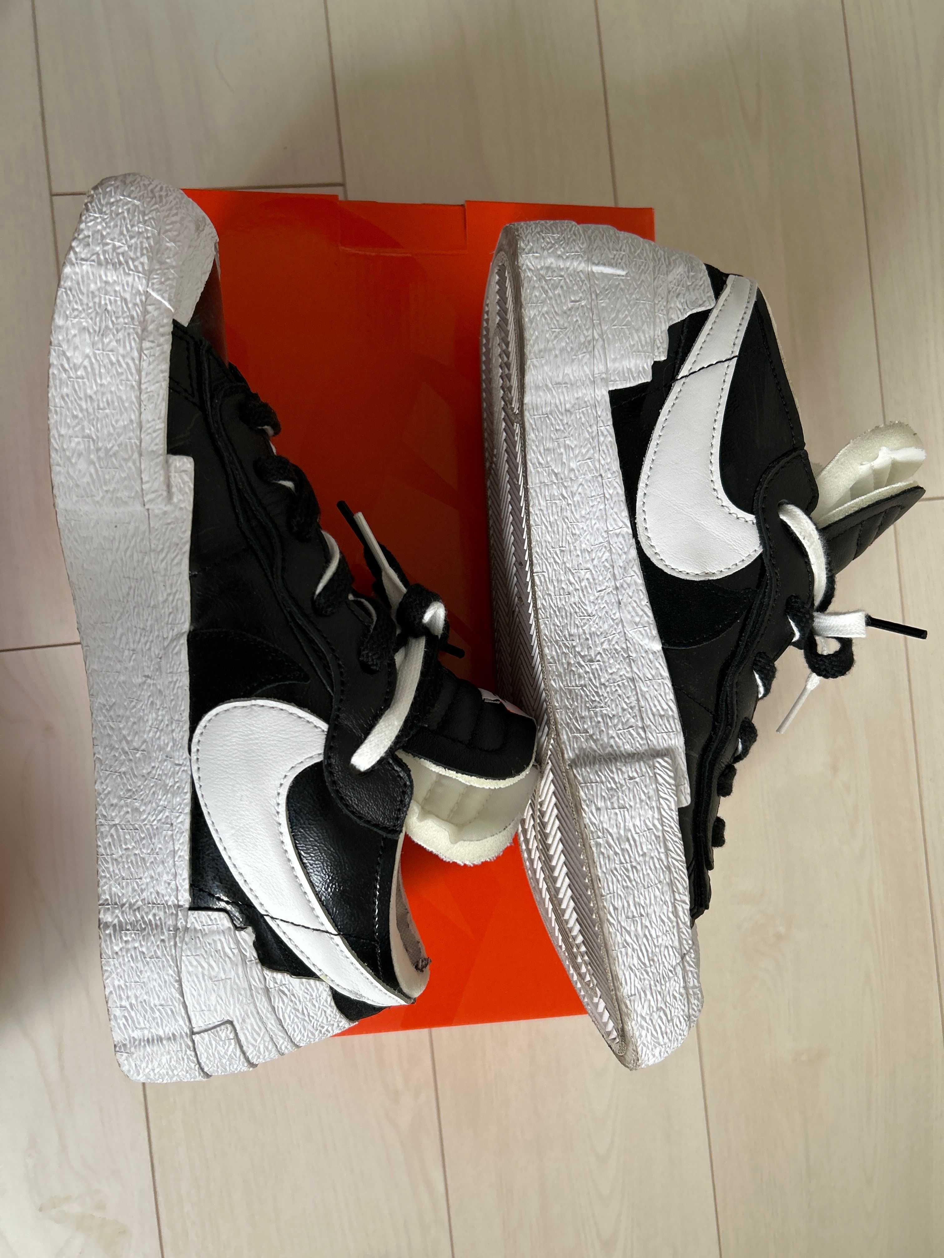 sacai × Nike Blazer Low "Black Patent Leather"