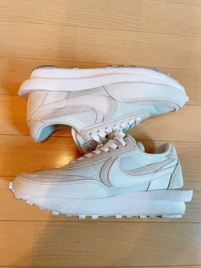 sacai × Nike LDV Waffle "Triple White"