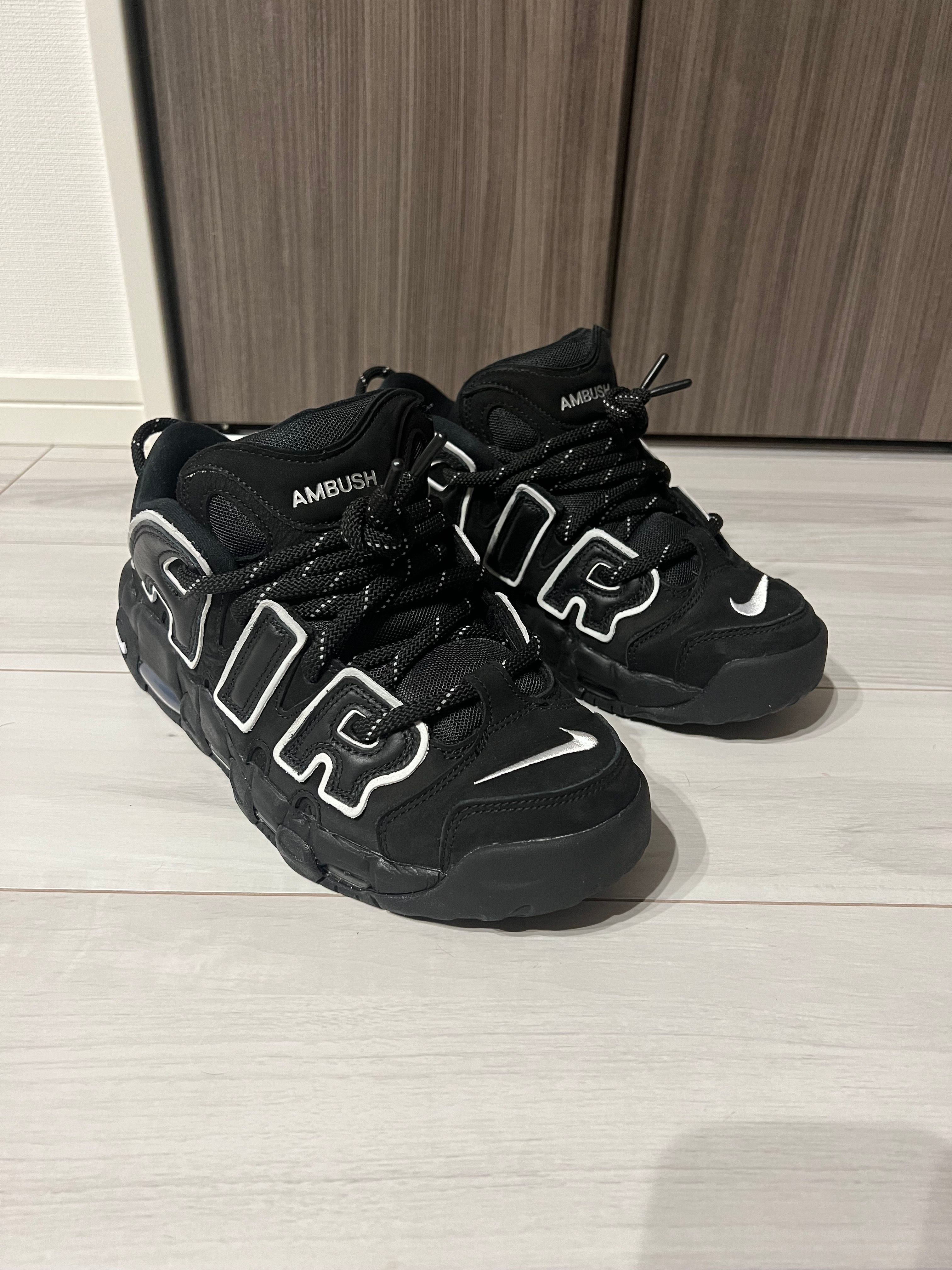 AMBUSH × Nike Air More Uptempo Low "Black and White"