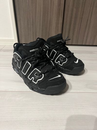 AMBUSH × Nike Air More Uptempo Low "Black and White"