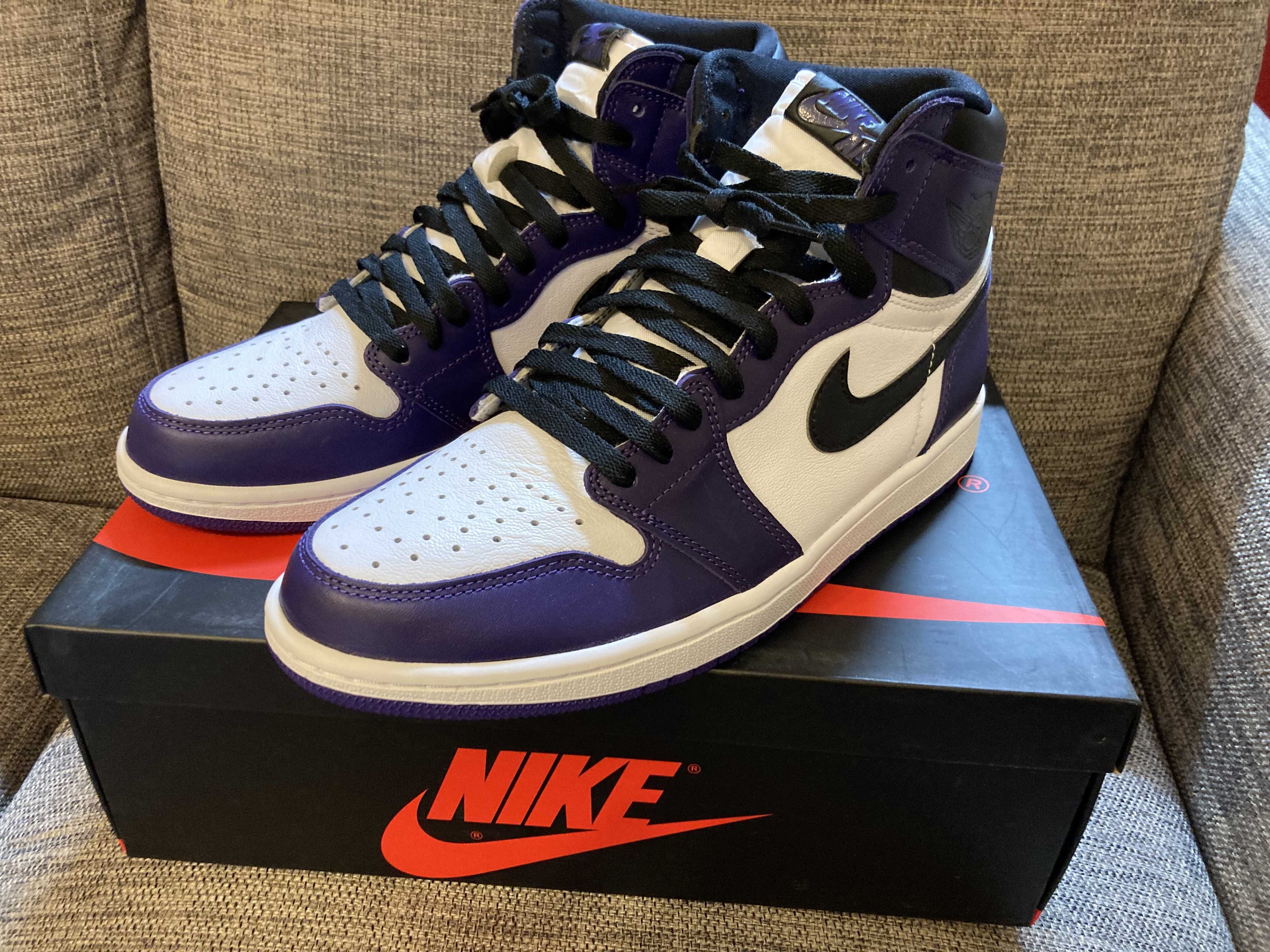 Nike Air Jordan 1 Retro High OG "Court Purple White/Black" (2020)   