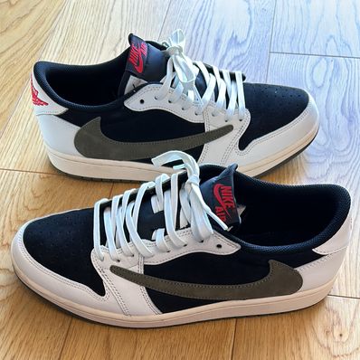 Travis Scott × Nike Women's Air Jordan 1 Low OG "Medium Olive"