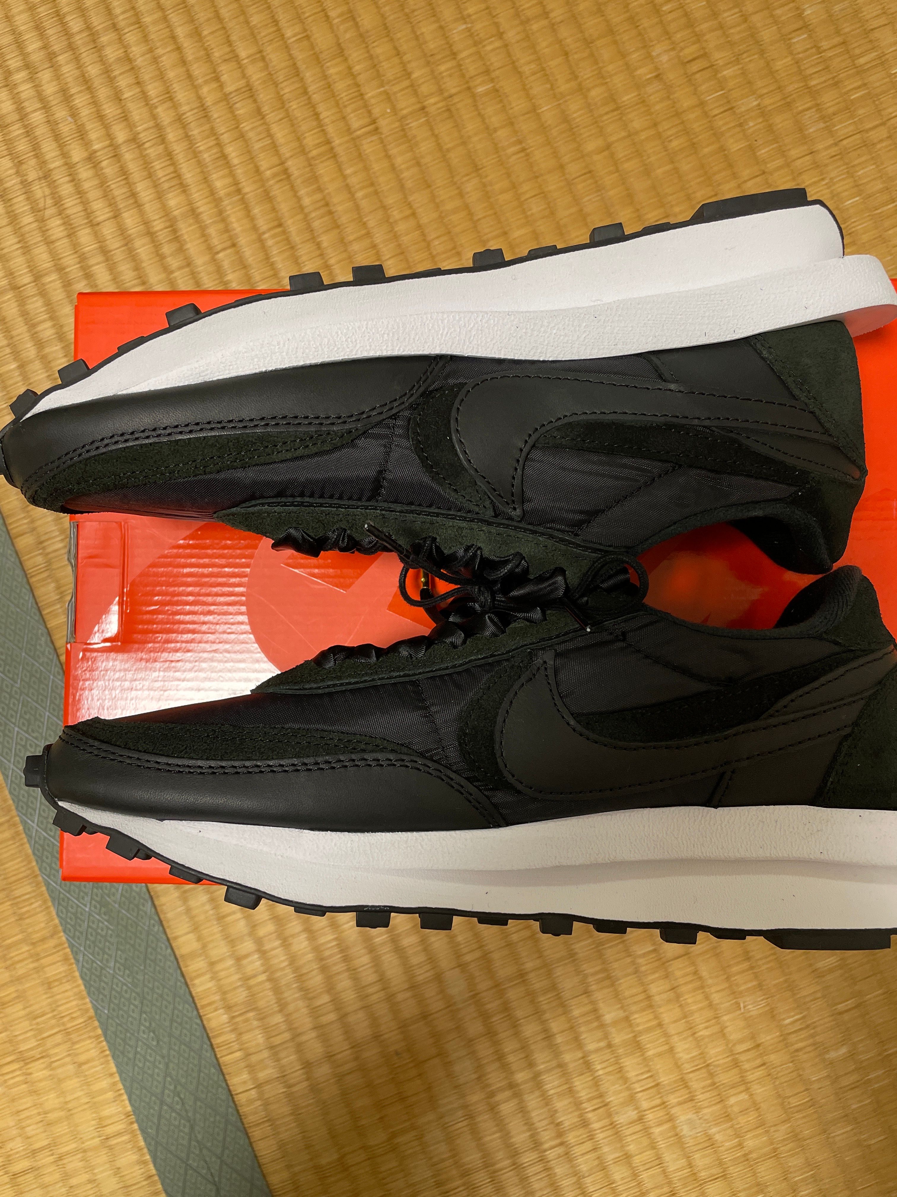sacai × Nike LDV Waffle "Triple Black"