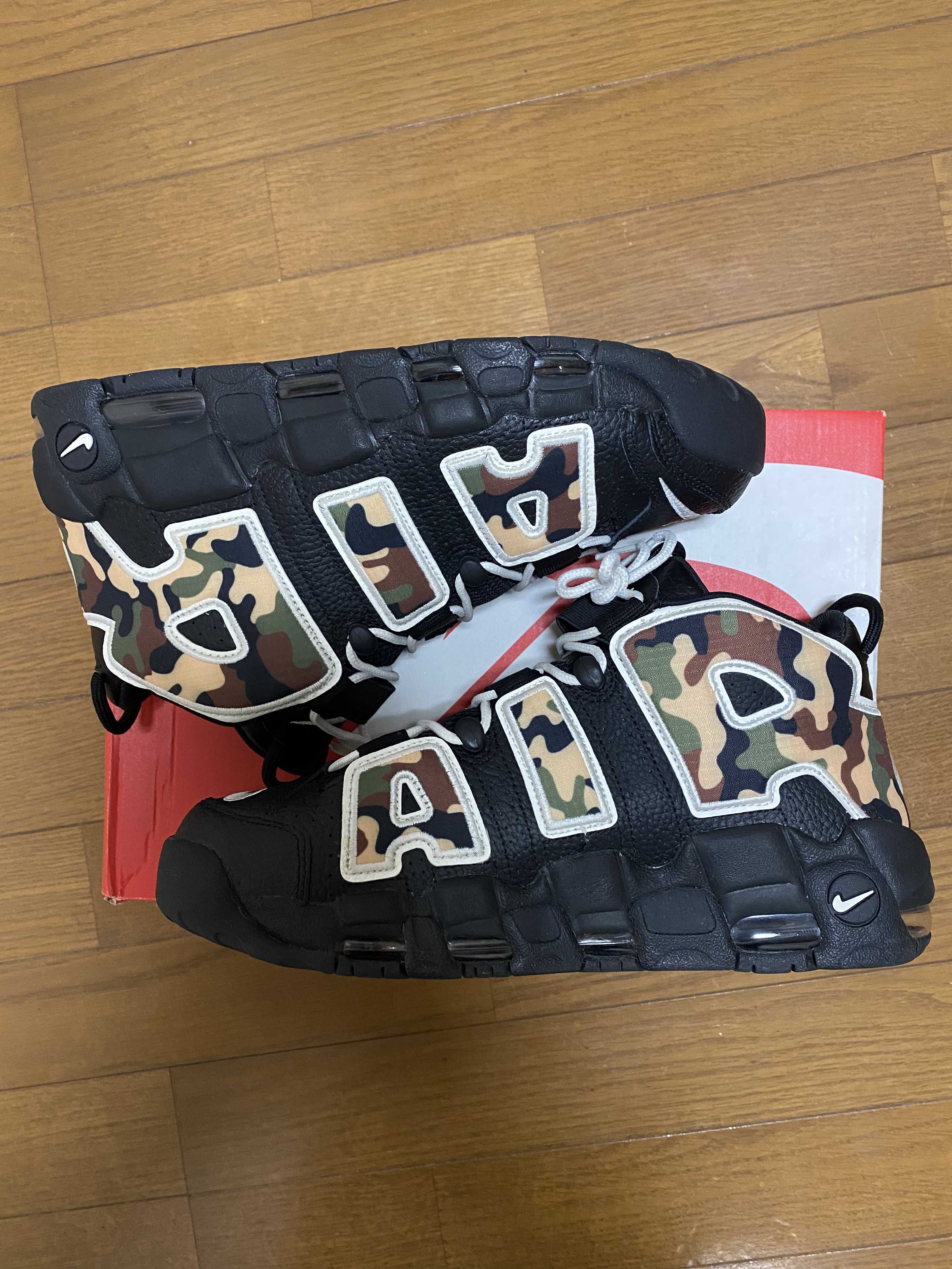 NIKE AIR MORE UPTEMPO "BLACK CAMO"
