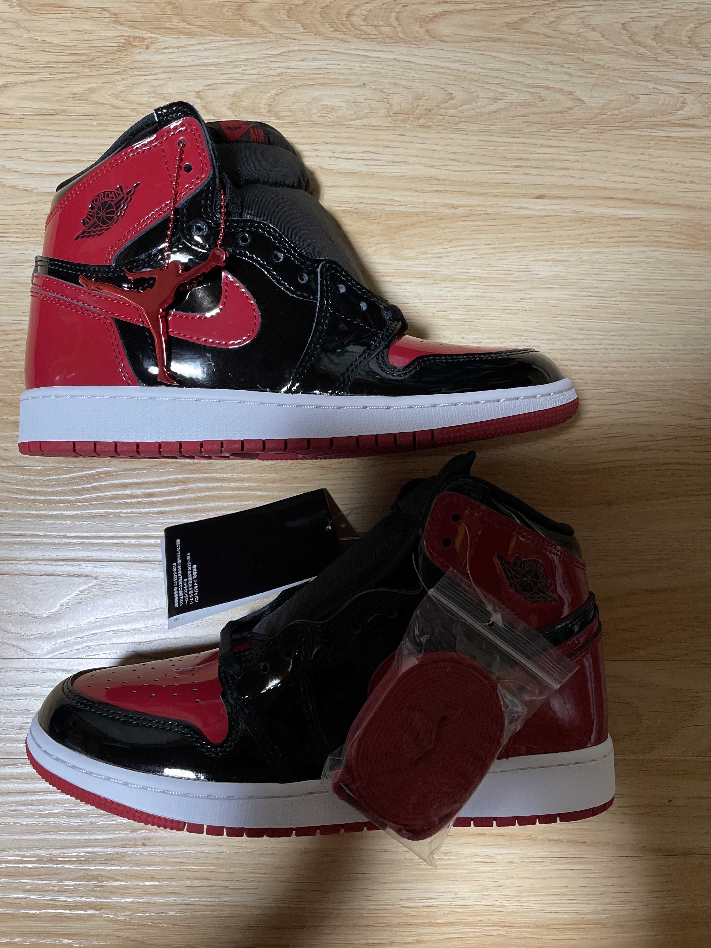 Nike GS Air Jordan 1 High OG "Patent Bred"