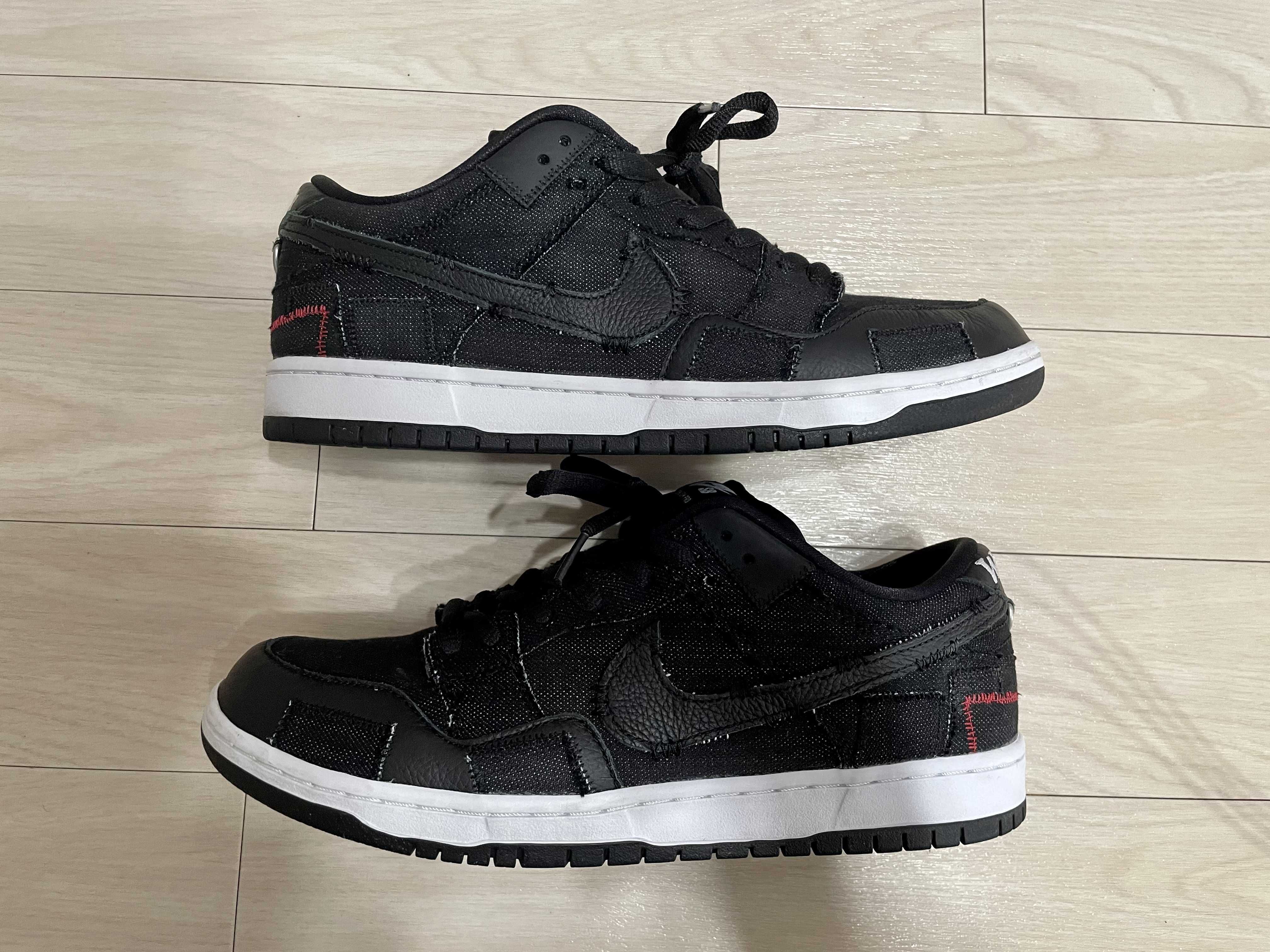 Wasted Youth × Nike SB Dunk Low "Black Denim" / VERDY