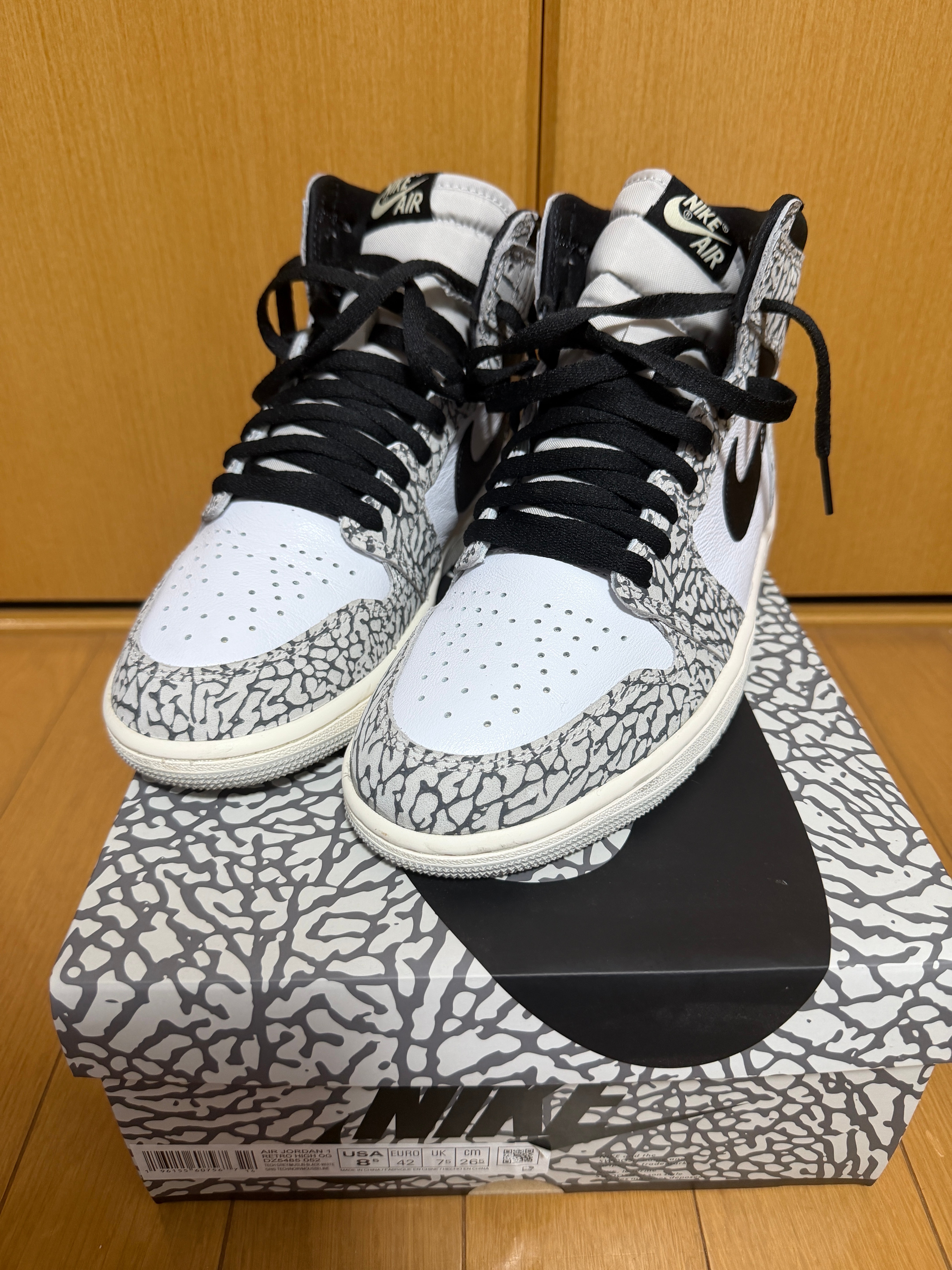 Nike Air Jordan 1 High OG "White Cement/Safari"