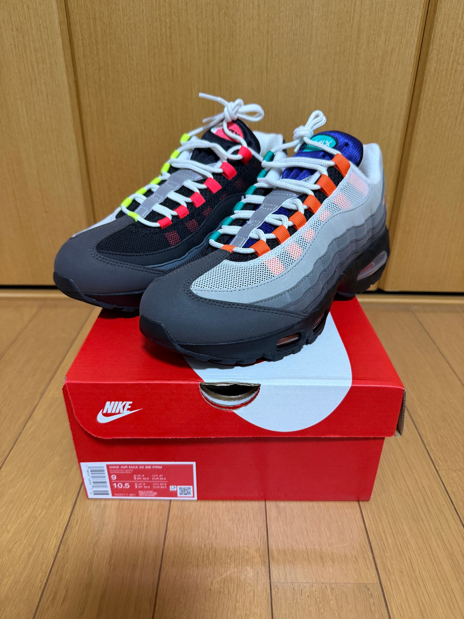 Nike Air Max 95 Big Bubble PRM "Greedy/White/Medium Ash" (2026)