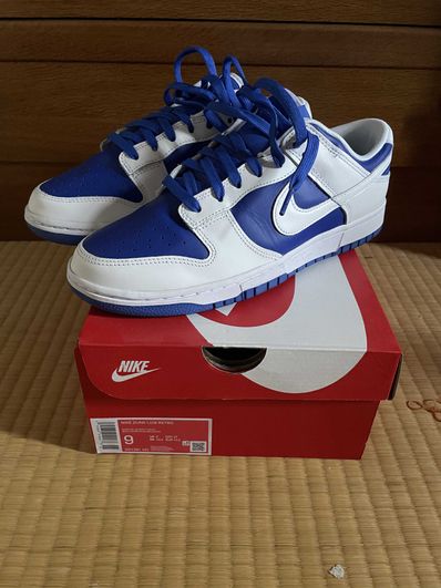 Nike Dunk Low Retro "Racer Blue and White"