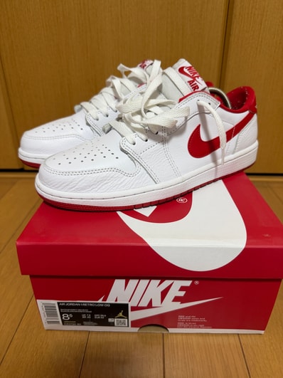 Nike Air Jordan 1 Retro Low OG "White and University Red"