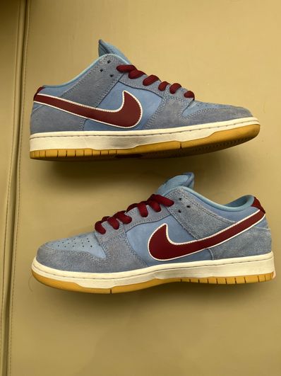 Nike SB Dunk Low Pro "Philadelphia Phillies/Valor Blue and Team Maroon"