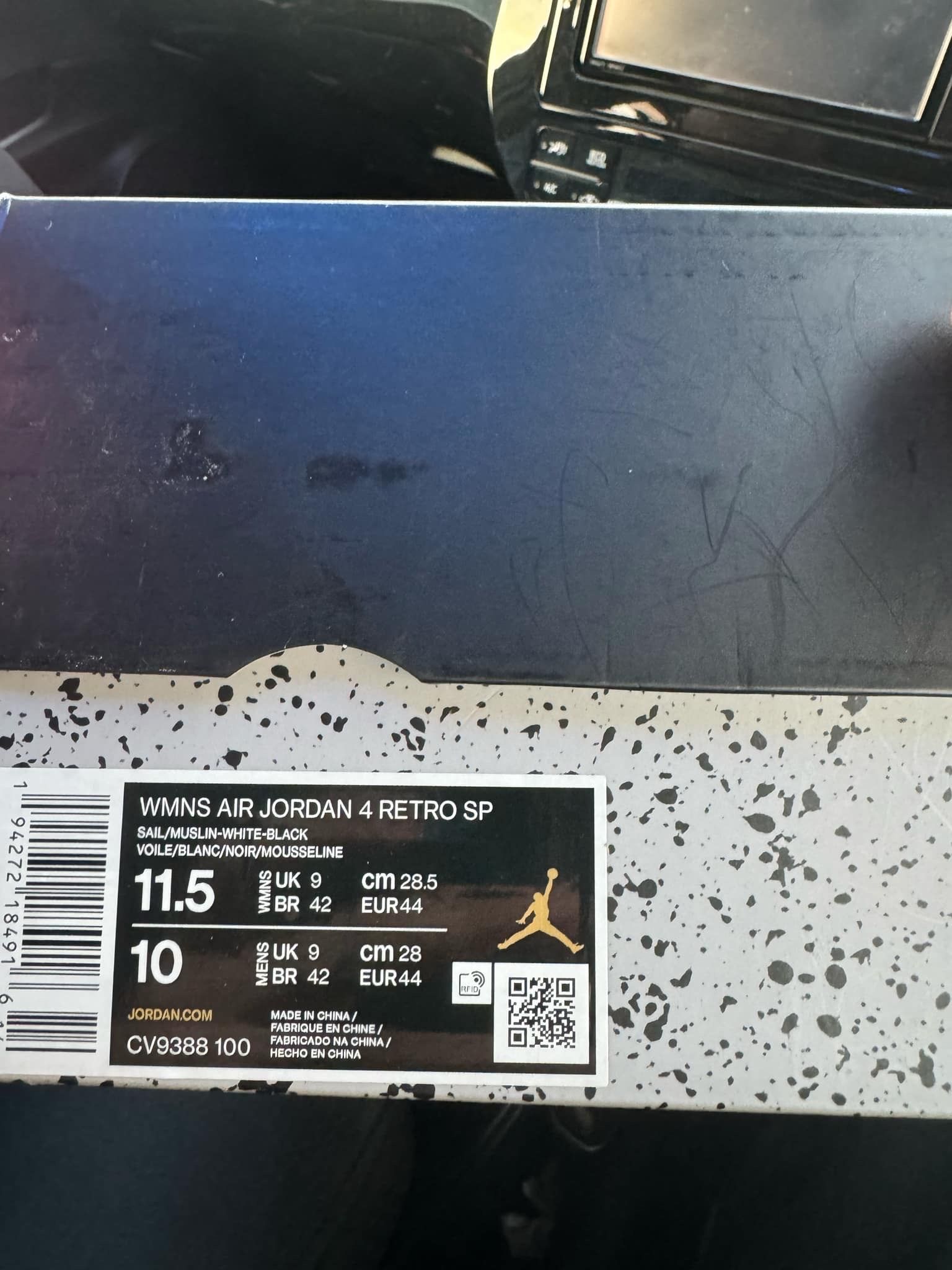 Off-White × Nike Women's Air Jordan 4 SP "Sail"