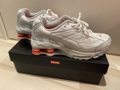 Supreme × Nike Shox Ride 2 "White/Grey Fog/Flat Platinum"