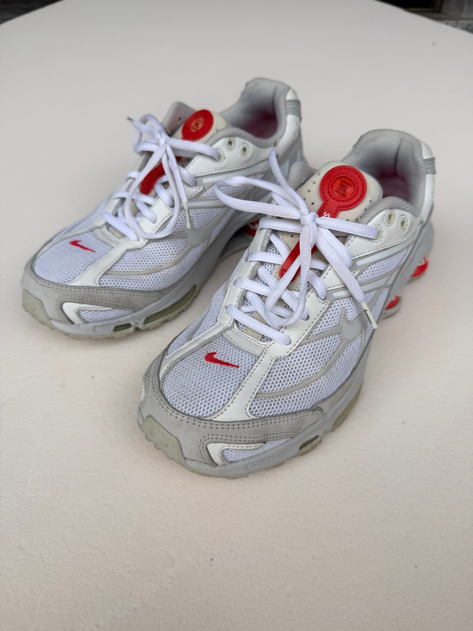 Supreme × Nike Shox Ride 2 "White/Grey Fog/Flat Platinum"