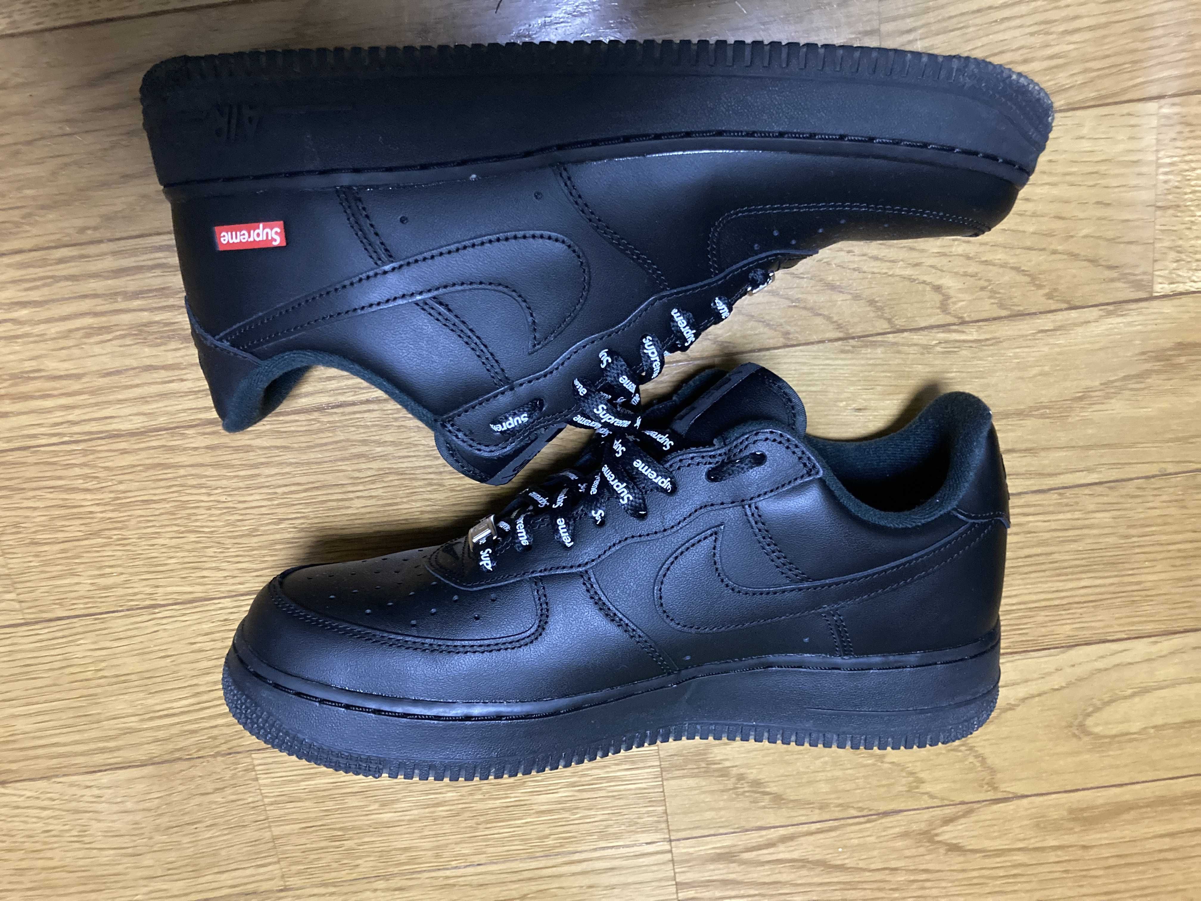 Supreme × Nike Air Force 1 Low "Black"