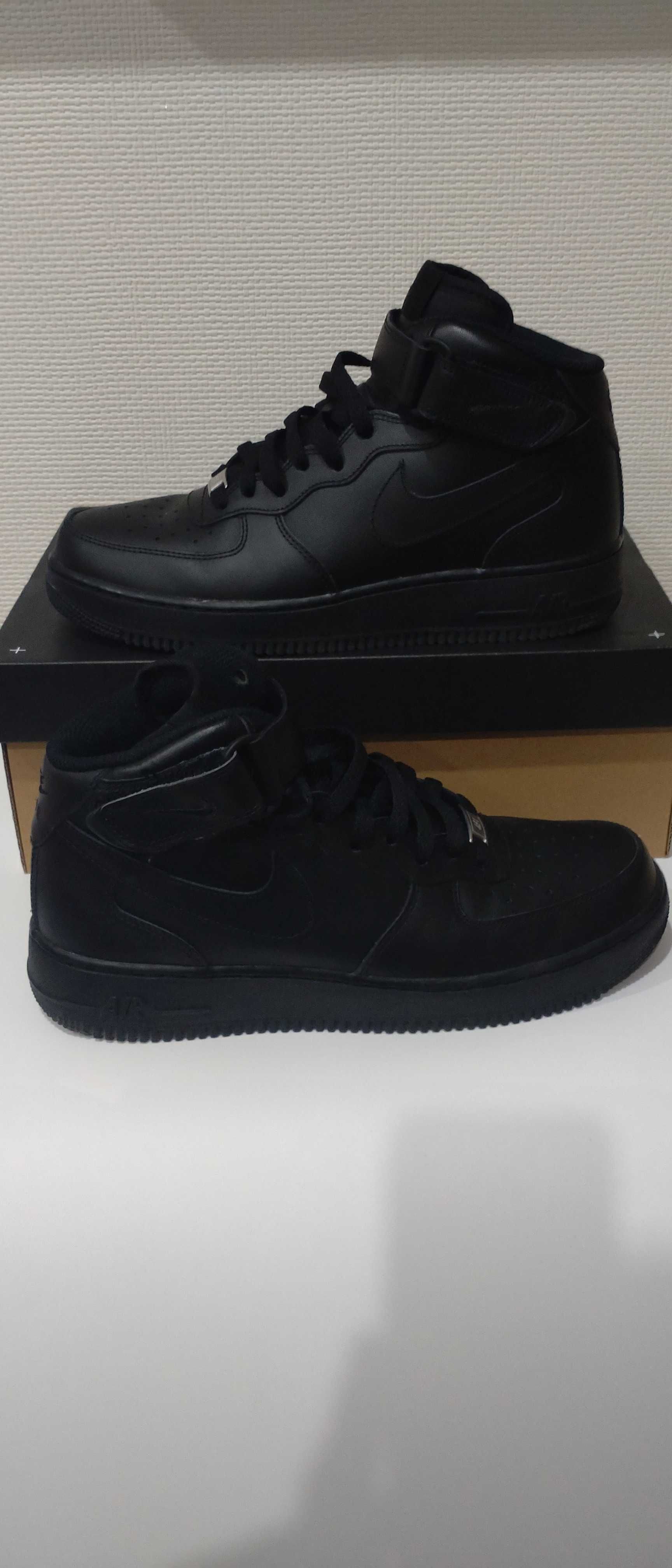 Nike Air Force 1 Mid '07 "Black/Black" (315123-001/CW2289-001)
