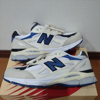 New Balance 990V3 "White/Navy"