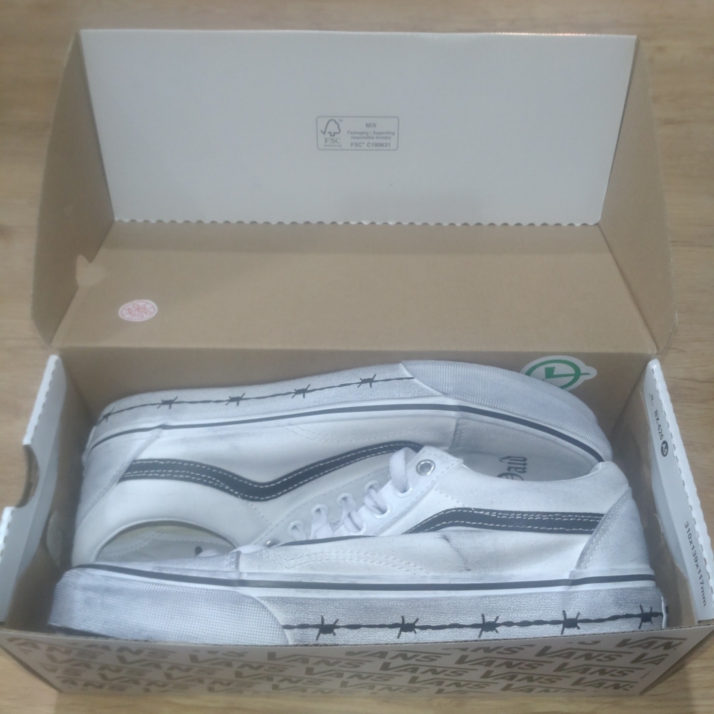 Travis Barker × Vans Old Skool "Dues Paid/White"
