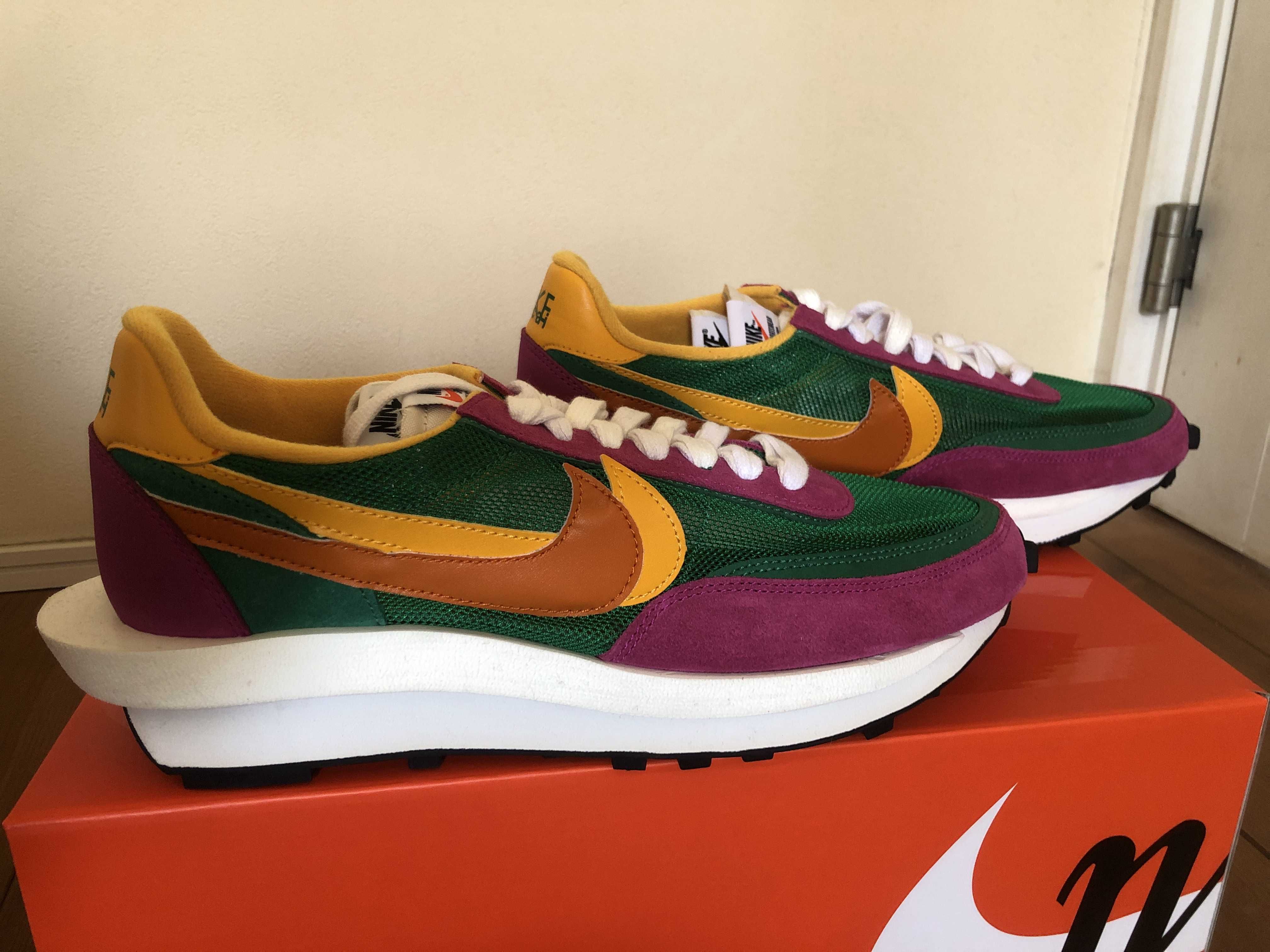 sacai × NIKE LDV WAFFLE "PINE GREEN"