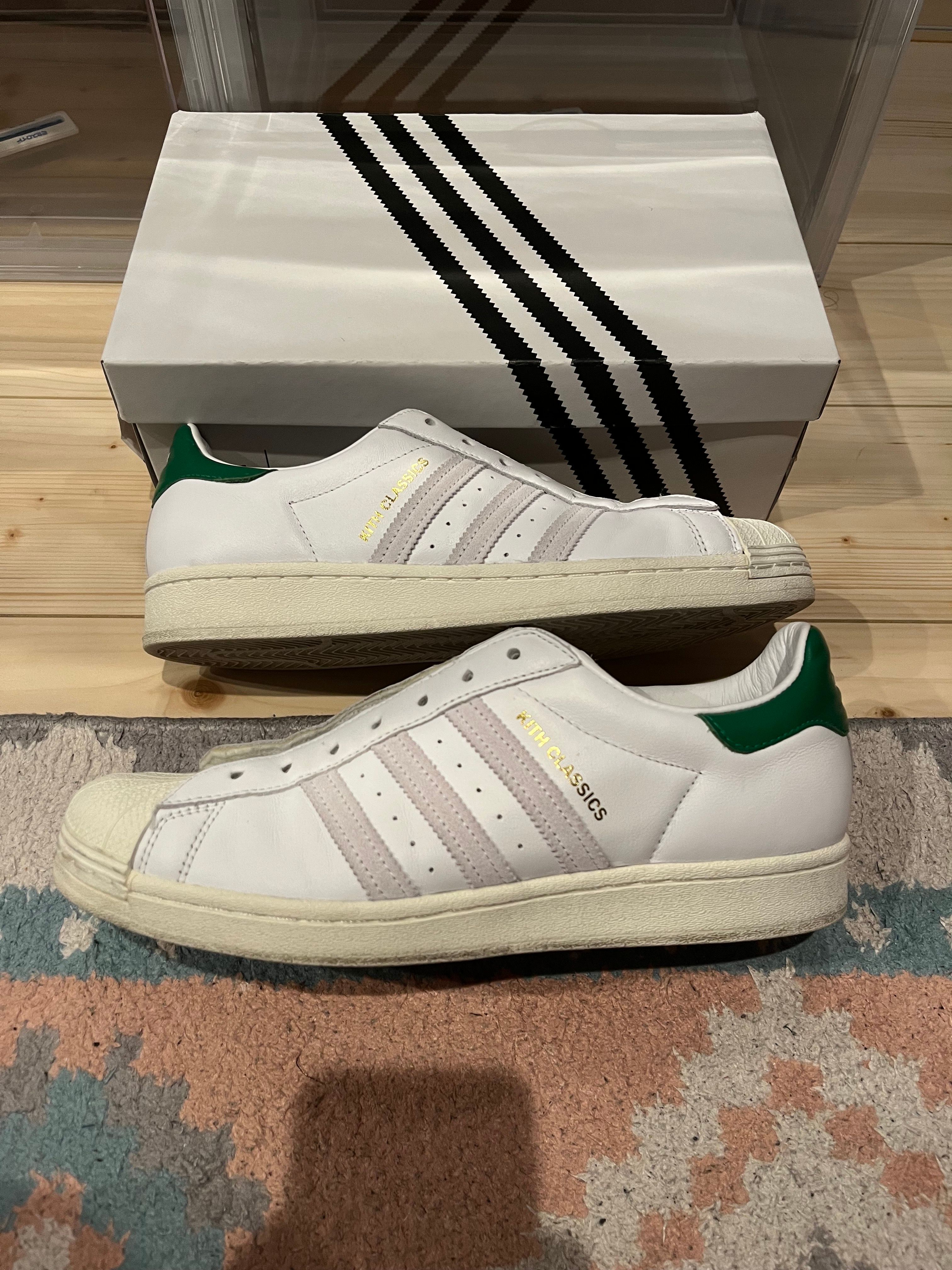 KITH × adidas Superstar Classics Program "White/Fairway/Gold"