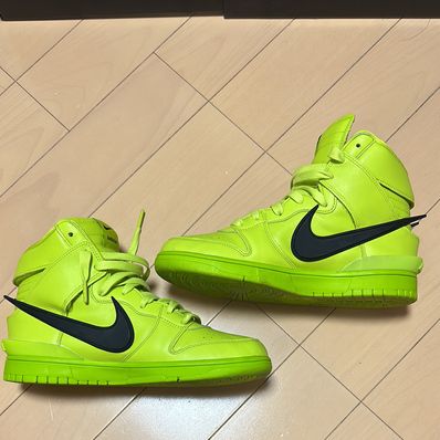 AMBUSH × NIKE DUNK HIGH "FLASH LIME"