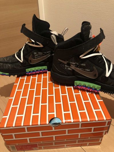 Off-White × Nike Air Force 1 Mid "Black"