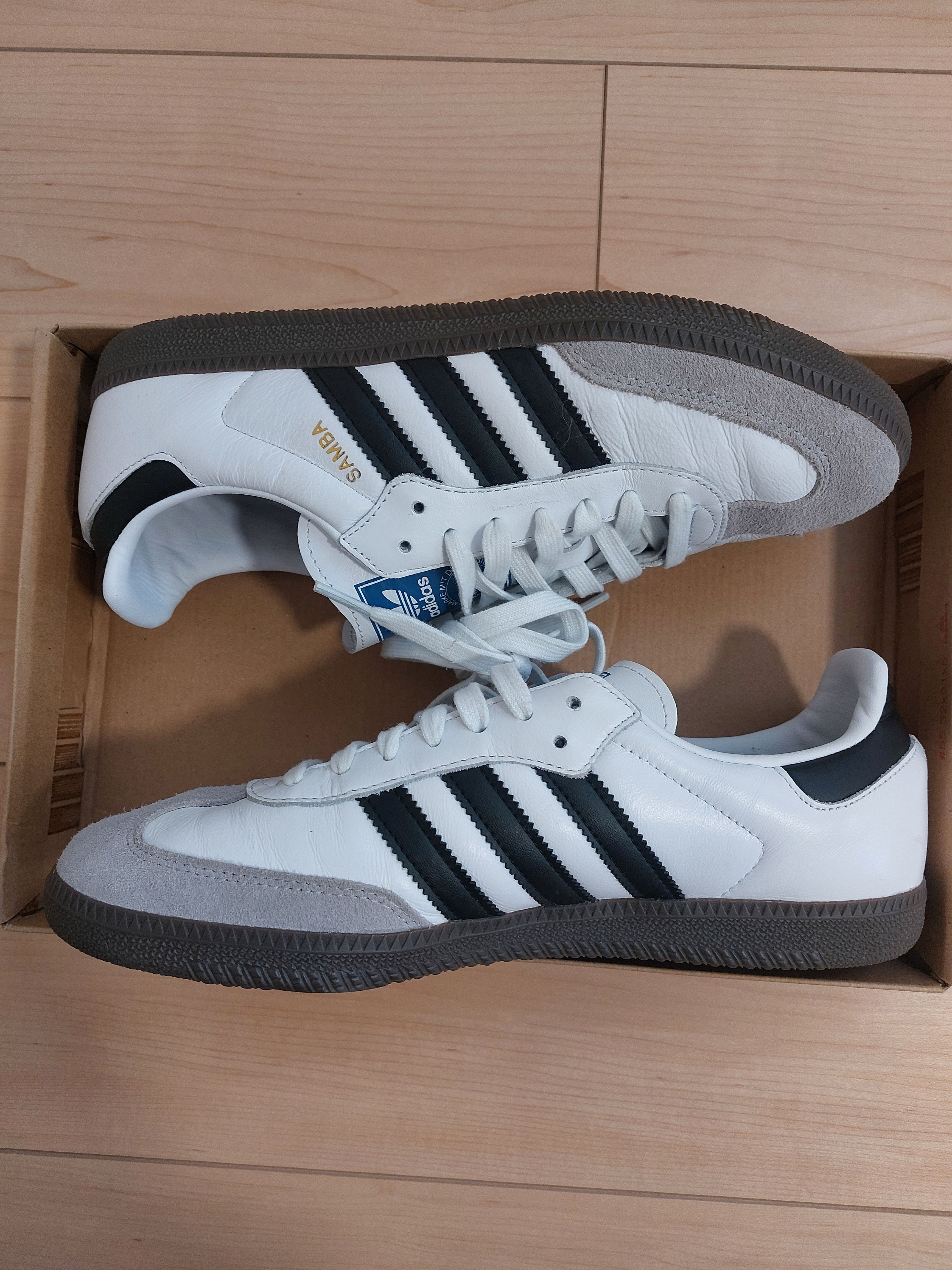 adidas Samba OG "Cloud White/Core Black/Clear Granite"