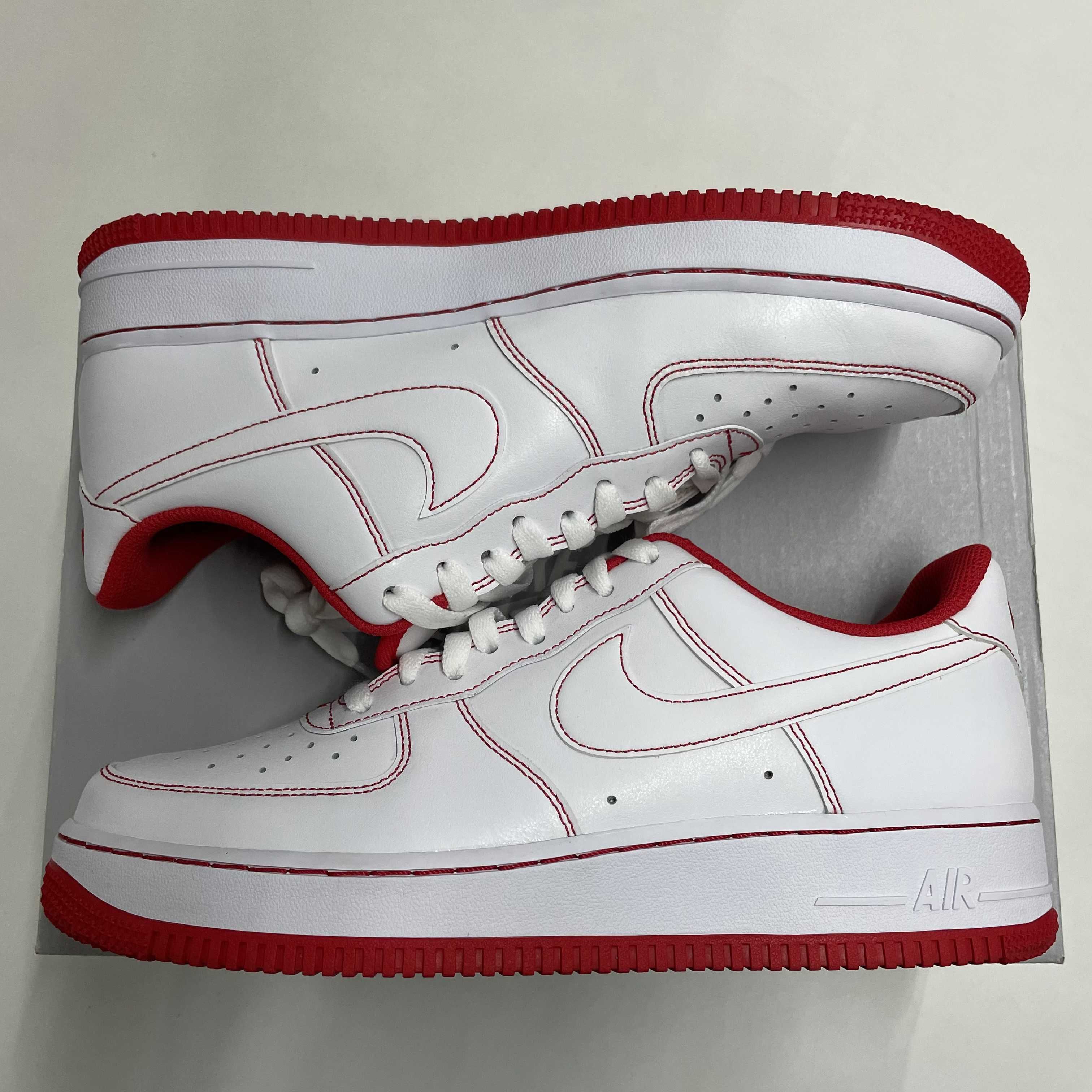 Nike Air Force 1 Low '07 Stitch "Radiant Red"