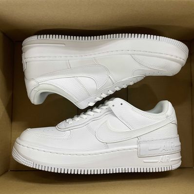 Nike Women's Air Force 1 Low Shadow "Triple White"