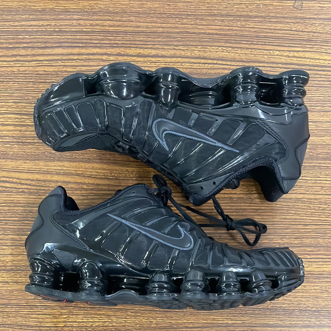 Nike Shox TL "Black/Metallic Hematite/Max Orange/Black"