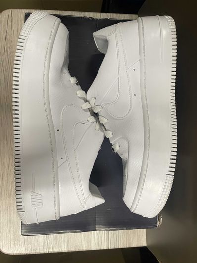 Nike Women's Air Force Sage Low "Triple White"