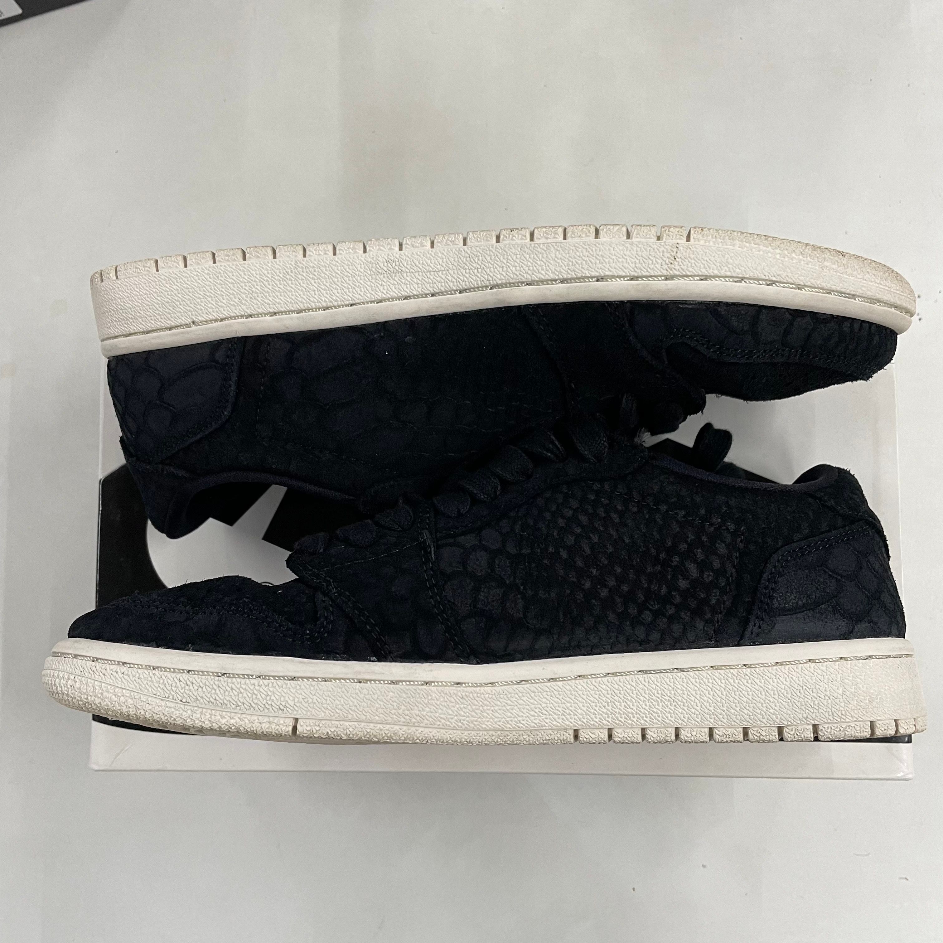 Nike Women's Air Jordan 1 Retro Low NS "Black Python"