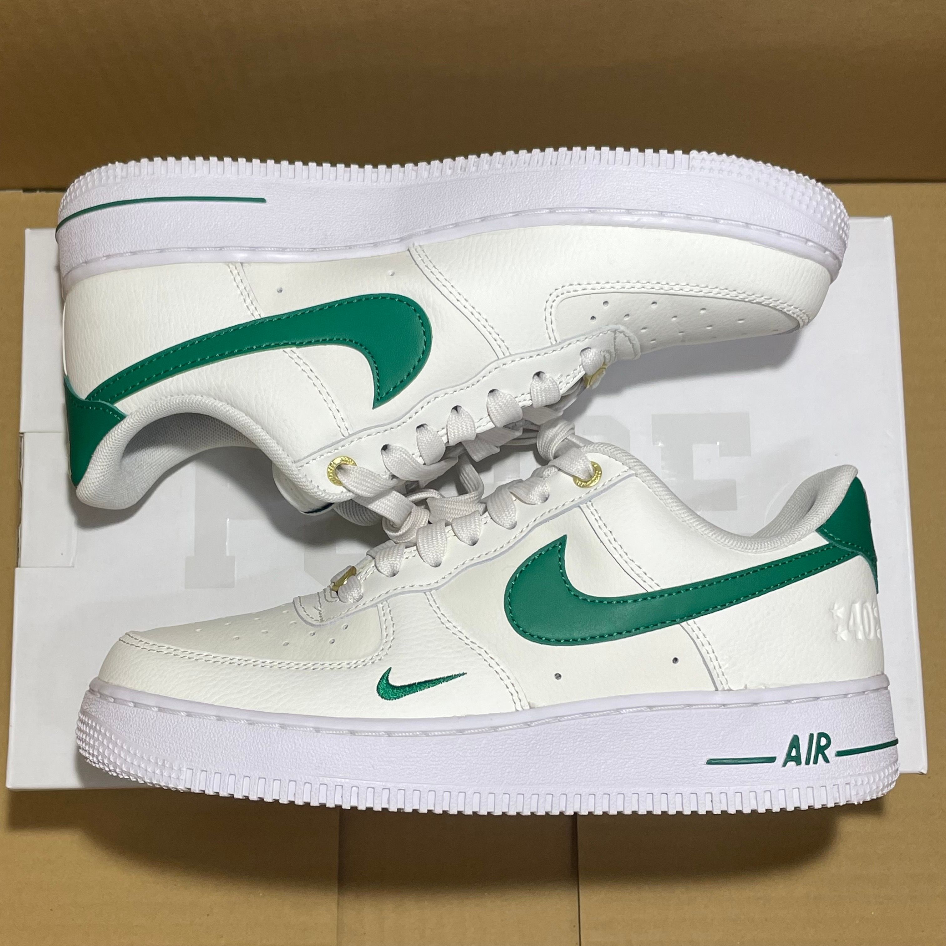 Nike Women's Air Force 1 Low 40th Anniversary "Sail/Malachite/White/Metallic Gold"