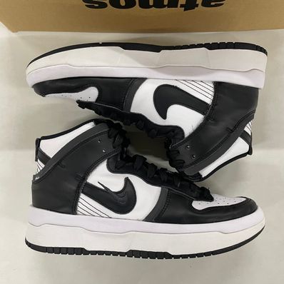 NIKE Women's DUNK HIGH UP "WHITE/BLACK"
