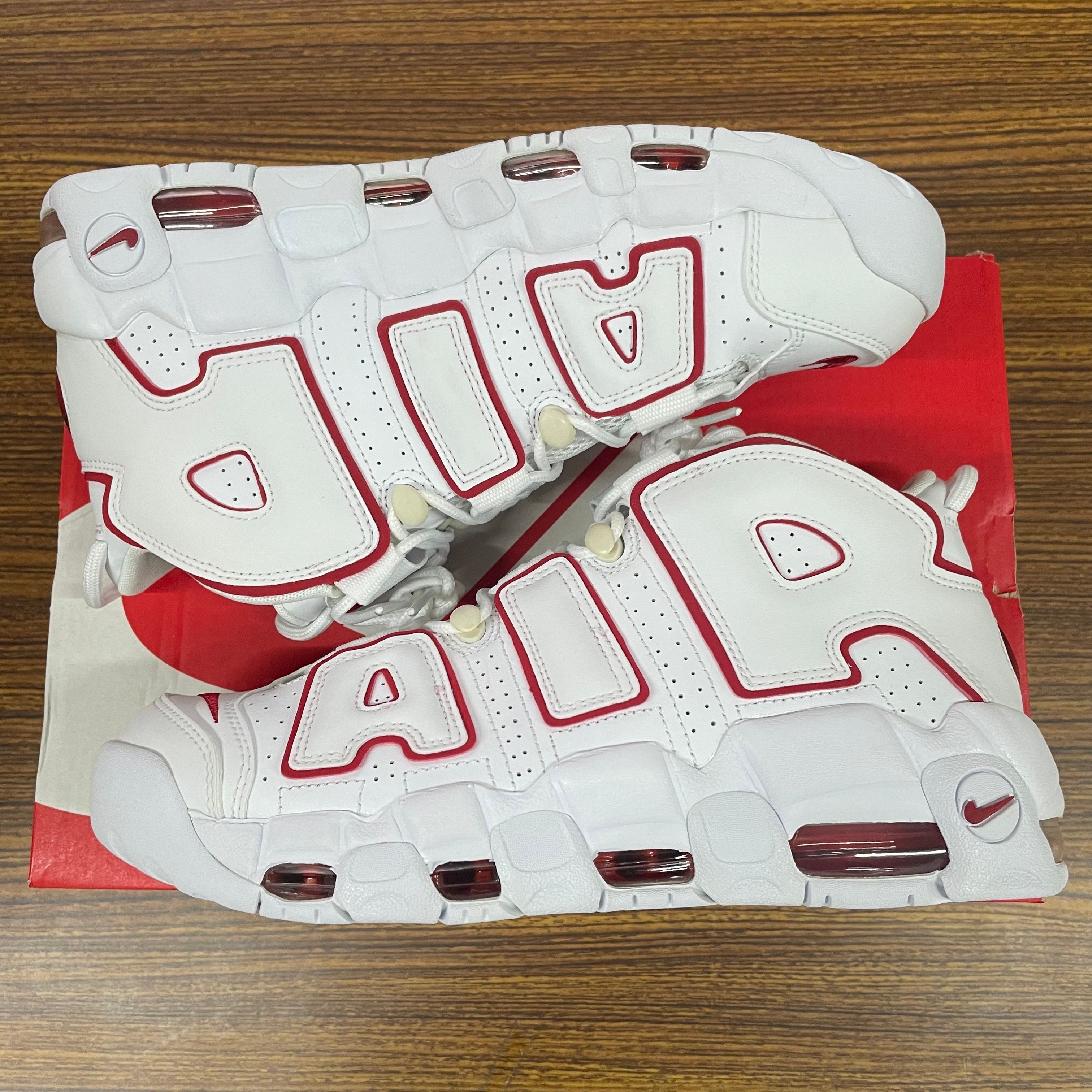 NIKE AIR MORE UPTEMPO "WHITE/VARSITY RED" (2021)