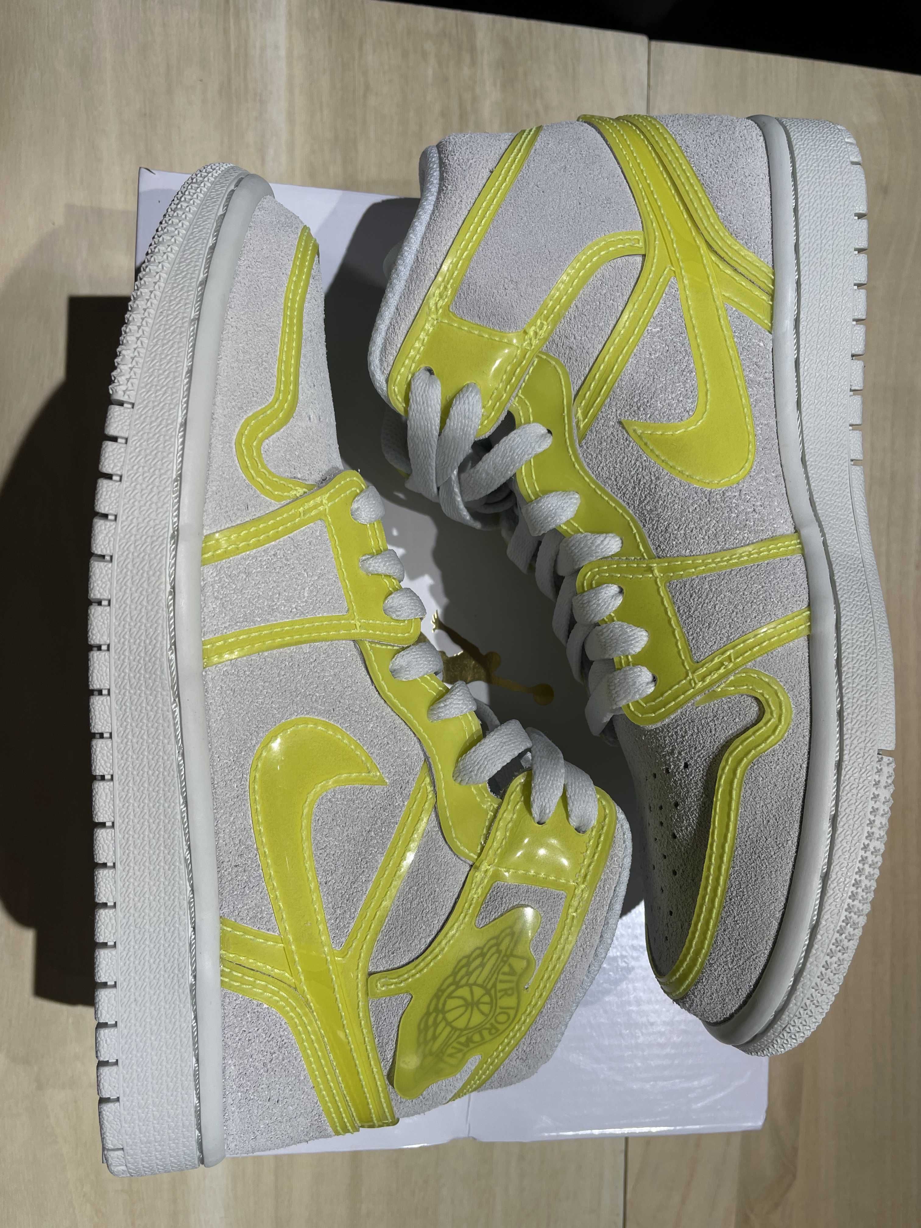 NIKE Women's AIR JORDAN 1 MID LX "OPTI YELLOW"