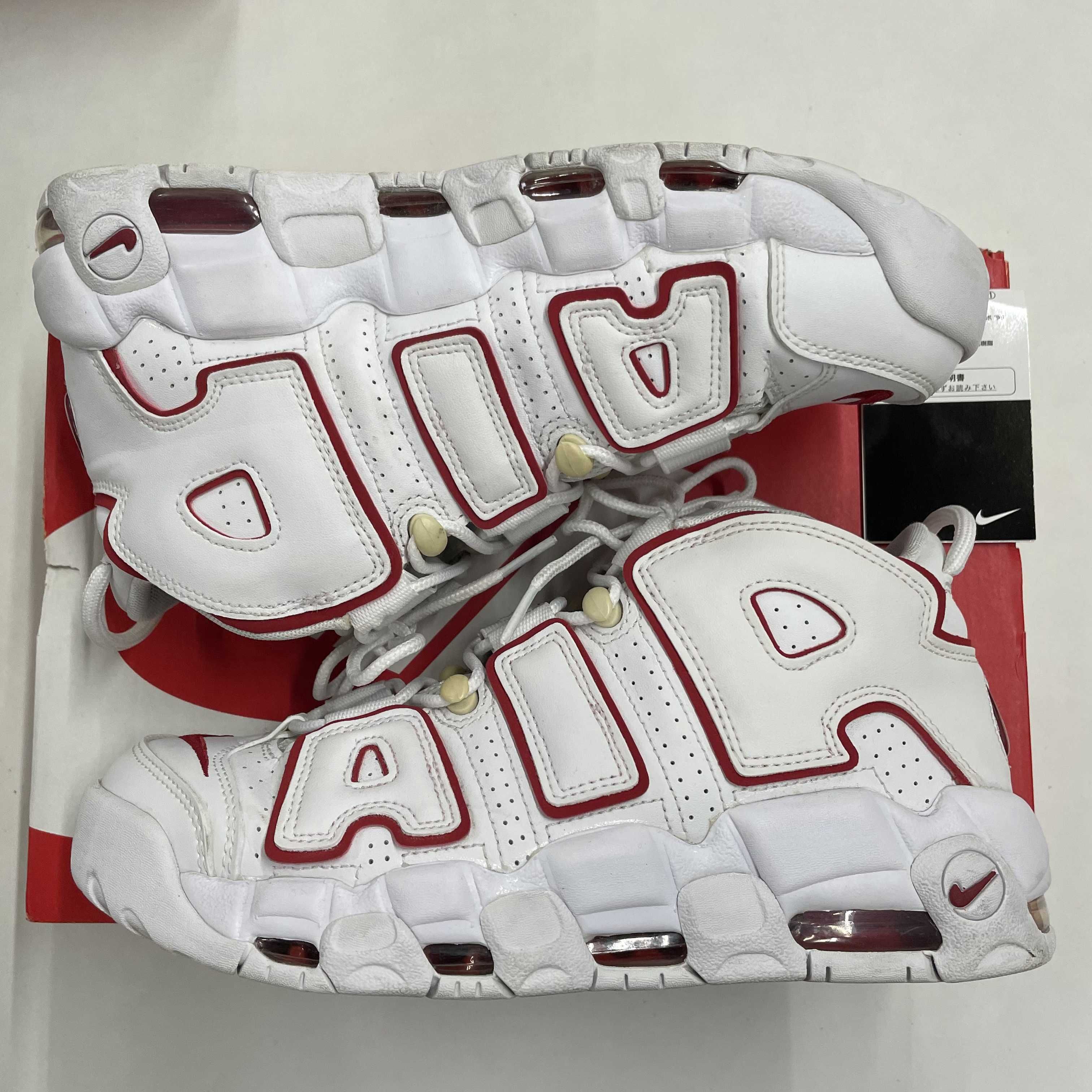 NIKE AIR MORE UPTEMPO "WHITE/VARSITY RED" (2021)