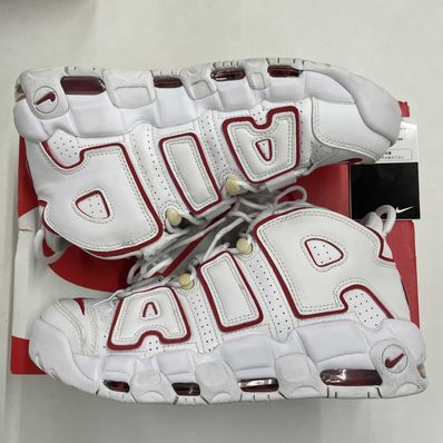 NIKE AIR MORE UPTEMPO "WHITE/VARSITY RED" (2021)