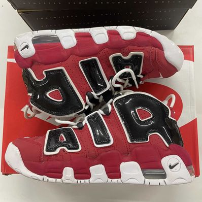 NIKE GS AIR MORE UPTEMPO ’96 "BLACK AND VARSITY RED"(2021)