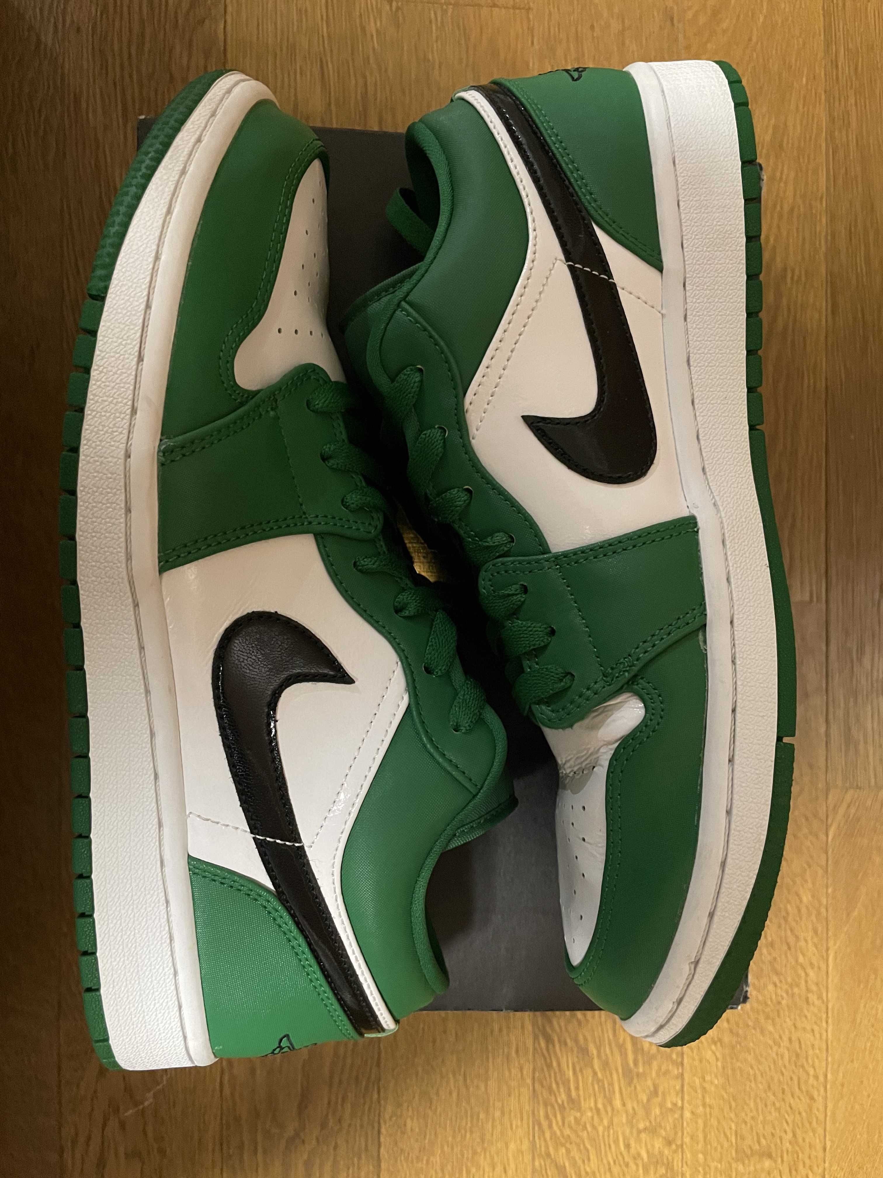 NIKE AIR JORDAN 1 LOW "PINE GREEN/WHITE"
