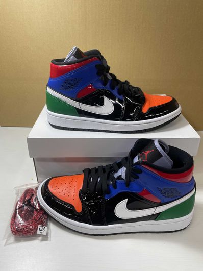 NIKE Women's AIR JORDAN 1 MID "PATENT BLEND"