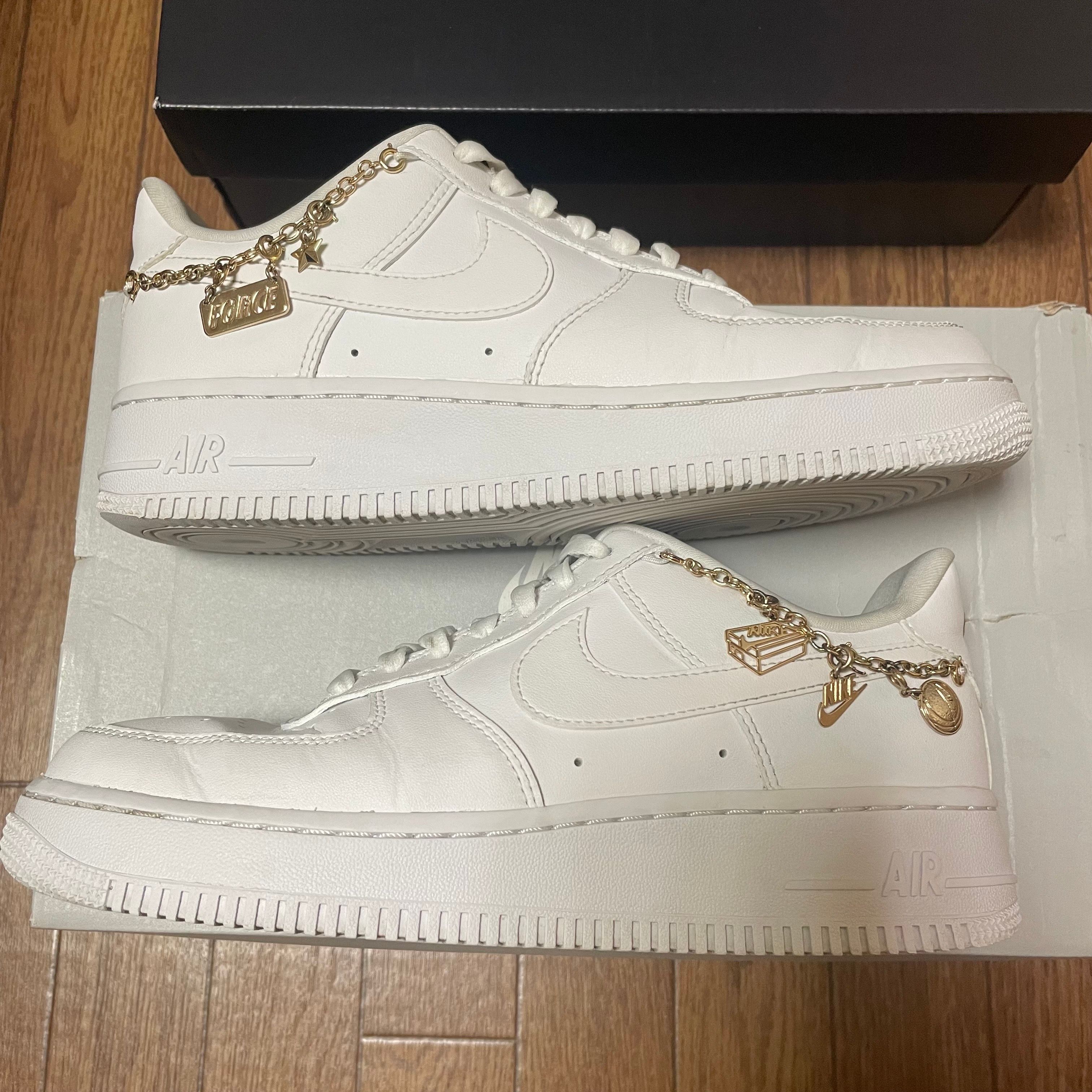 Nike Women's Air Force 1 Low "White Pendats"