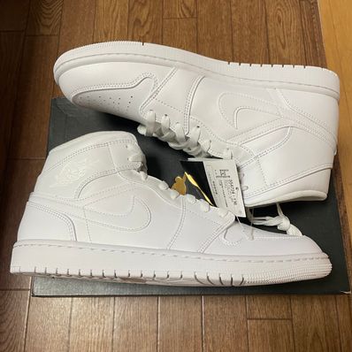 Nike Air Jordan 1 Mid "Triple White"